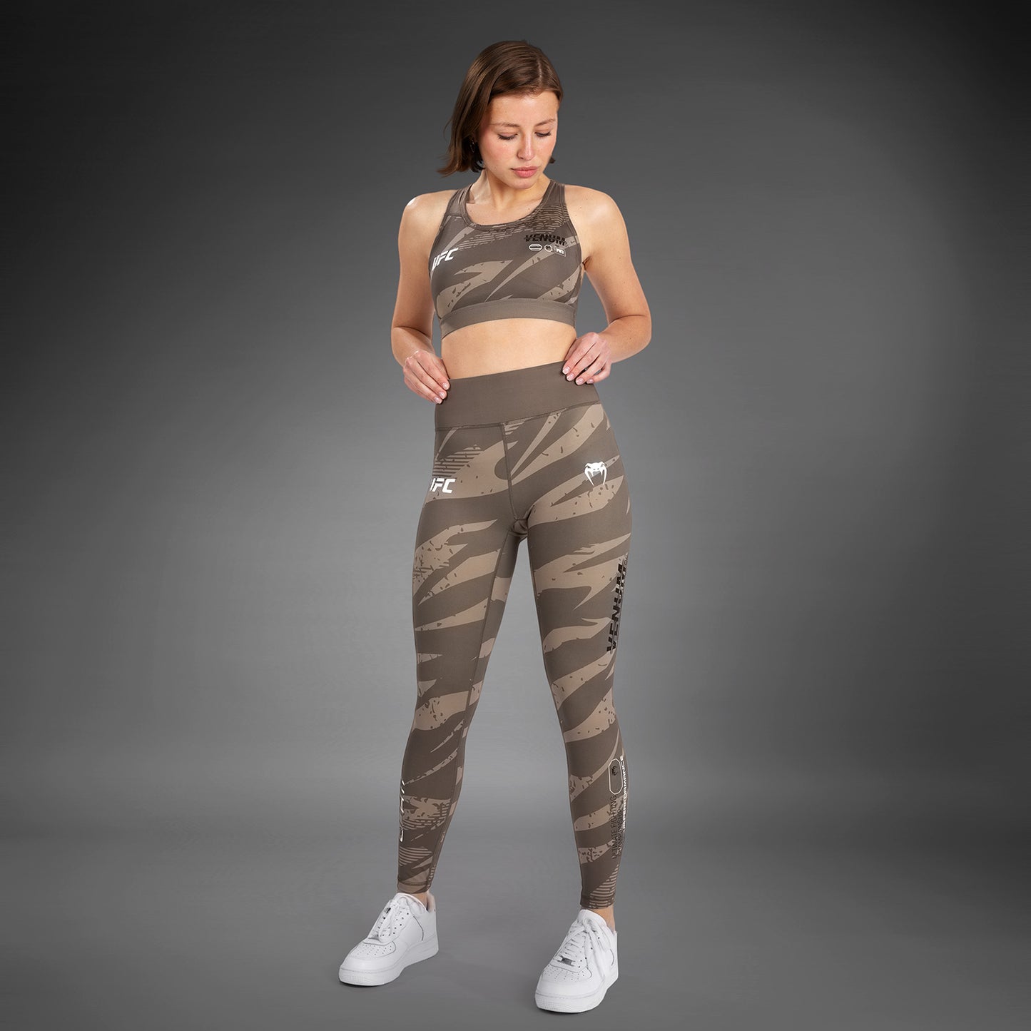UFC Adrenaline by Venum Fight Week Women’s Performance Tight - Desert Camo