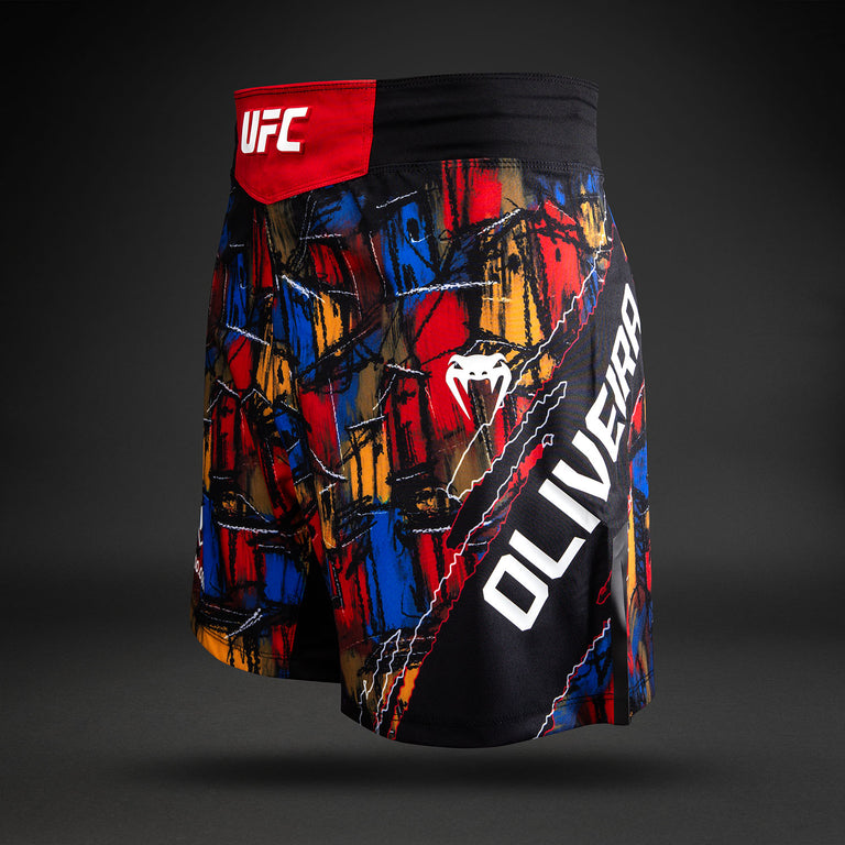 Men's UFC Unrivaled by Venum Red Charles Oliveira Fight Short - Venum