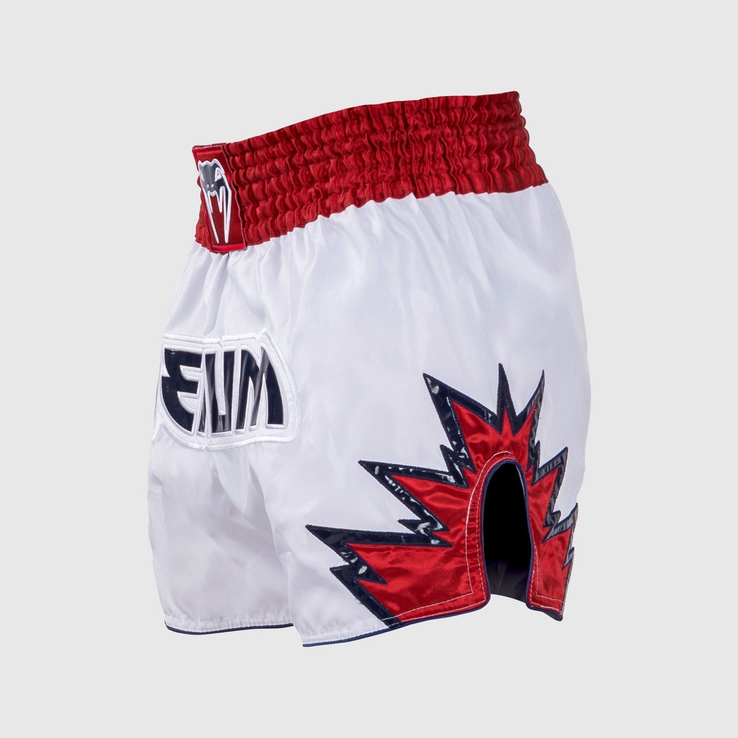 Venum Inferno Muay Thai Shorts - White/Red