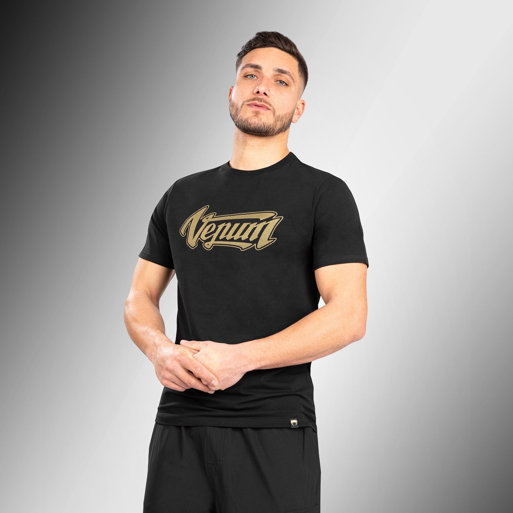 Venum Absolute 2.0 T-shirt - Adjusted Fit - Black/Gold - Venum