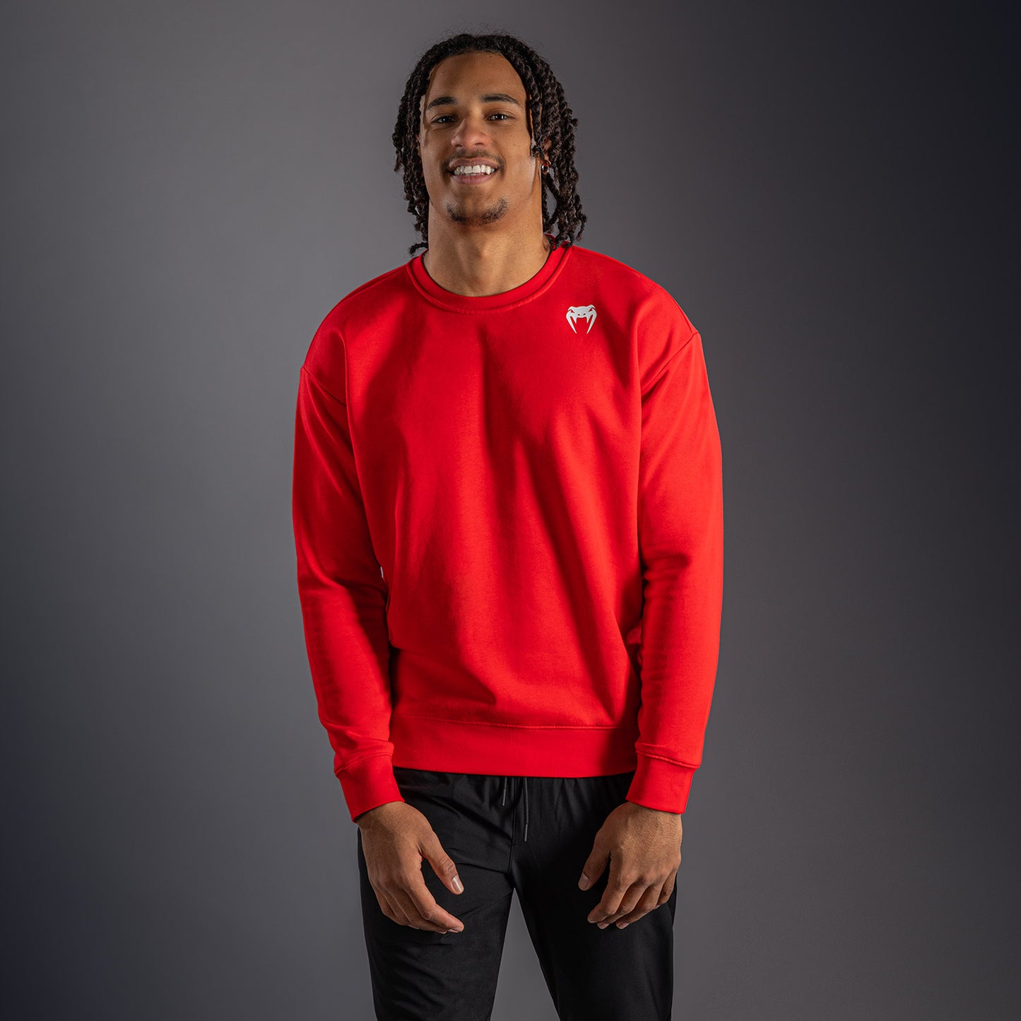 Venum Lineup Fleece Crew - Red/White  product-type_Sweatshirts Venum