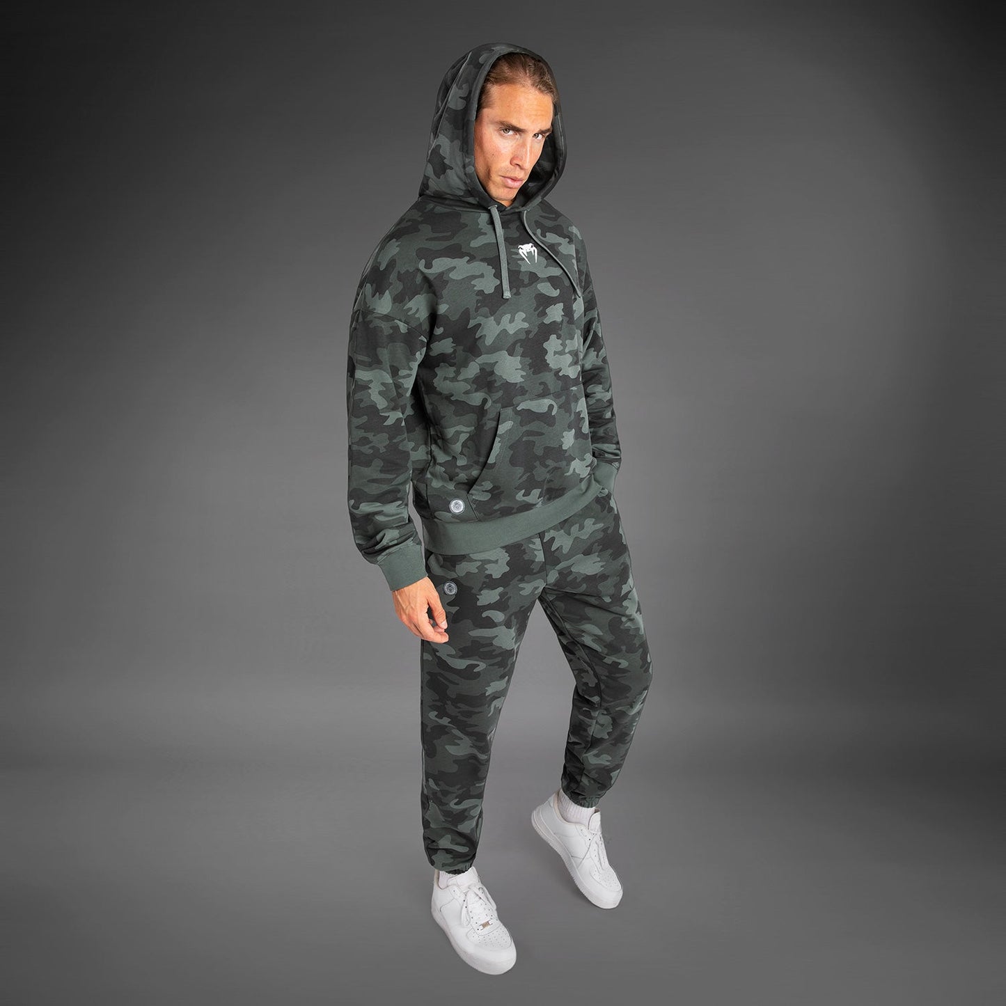 Venum Vortex XL Men's Hoodie - Khaki Camo