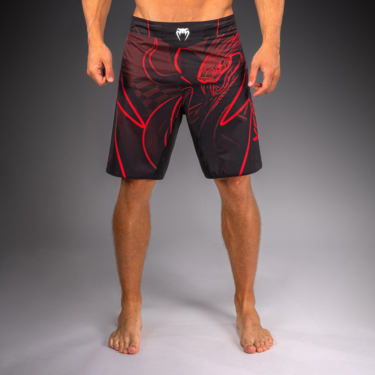 Crimson Viper 2.0 Fightshorts Black/Red