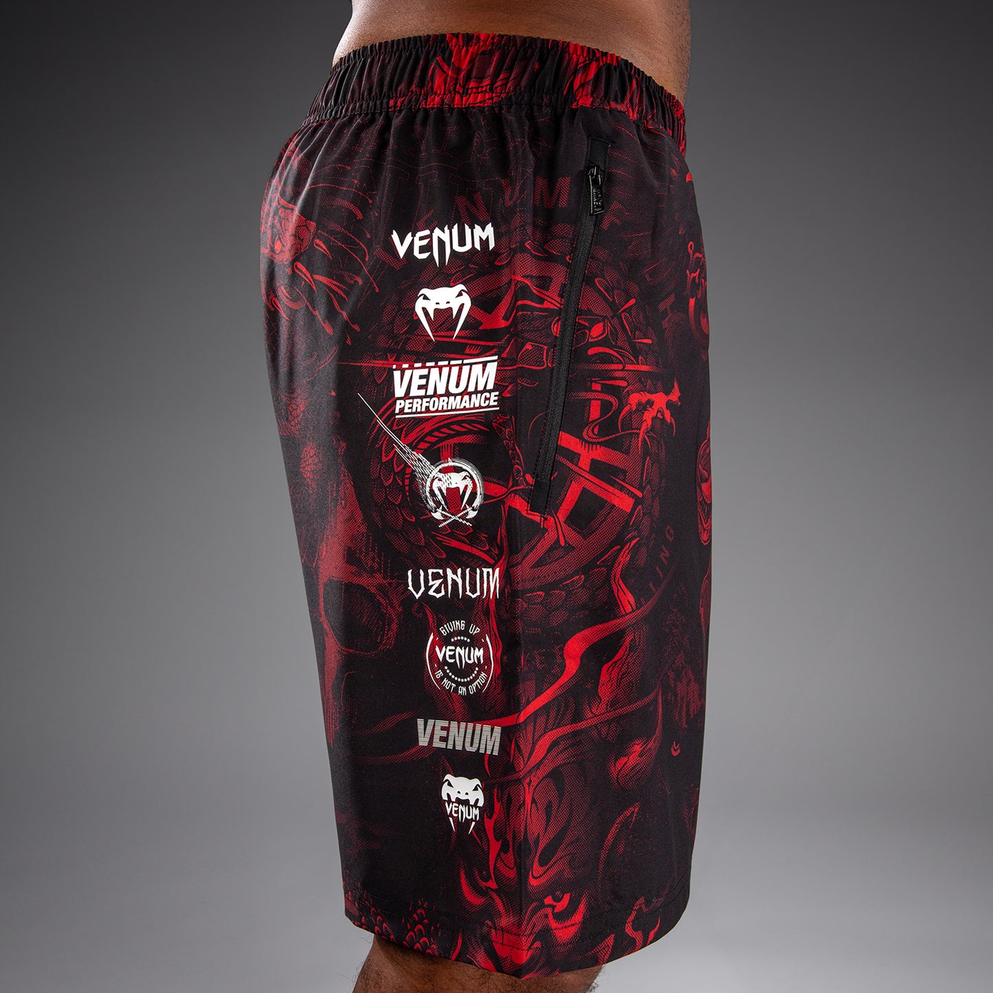 Venum 20th Anniversary Training Shorts - Black/Red