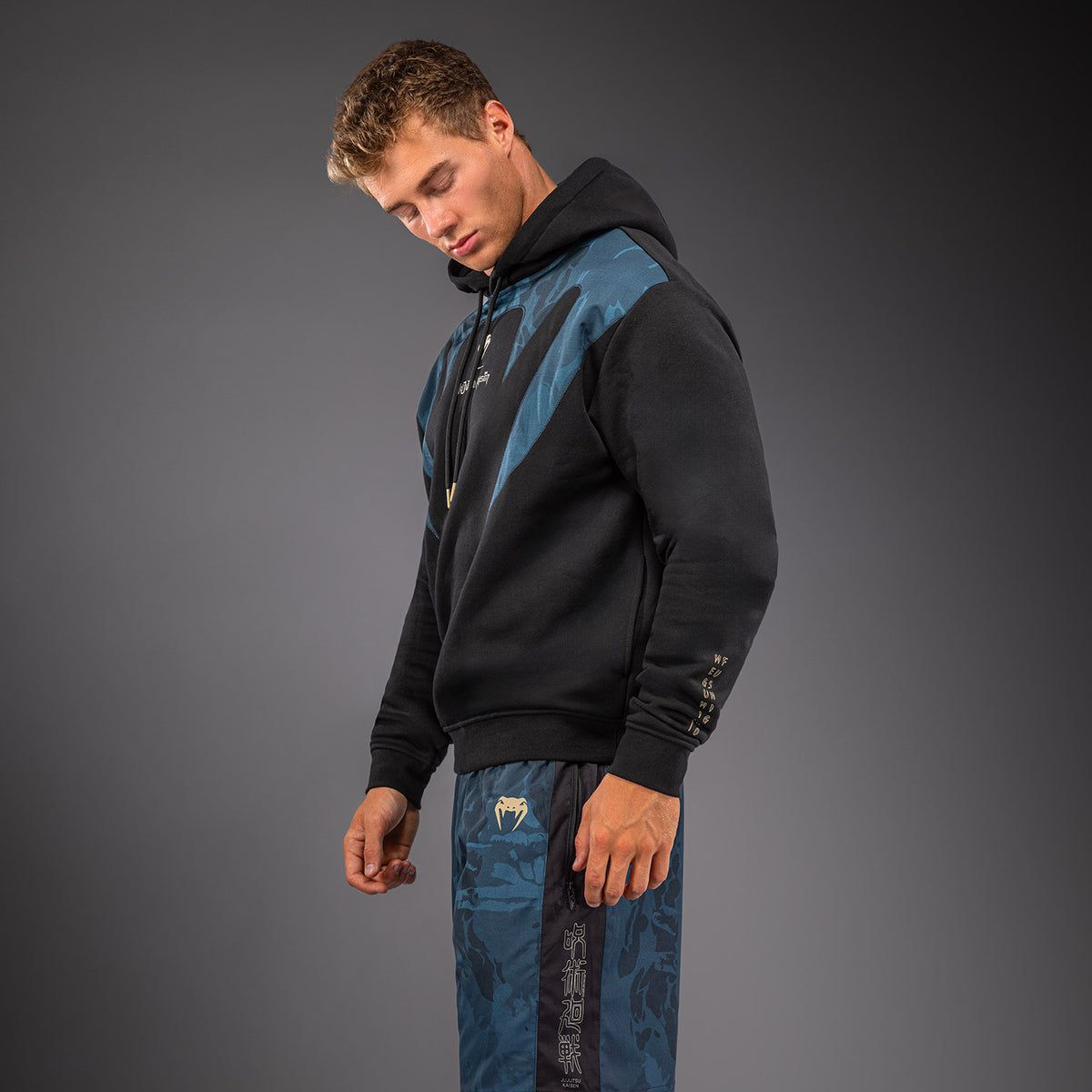 Jujutsu Kaisen x Venum Fushiguro Hoodie - Ocean Blue  product-type_Sweatshirts Venum