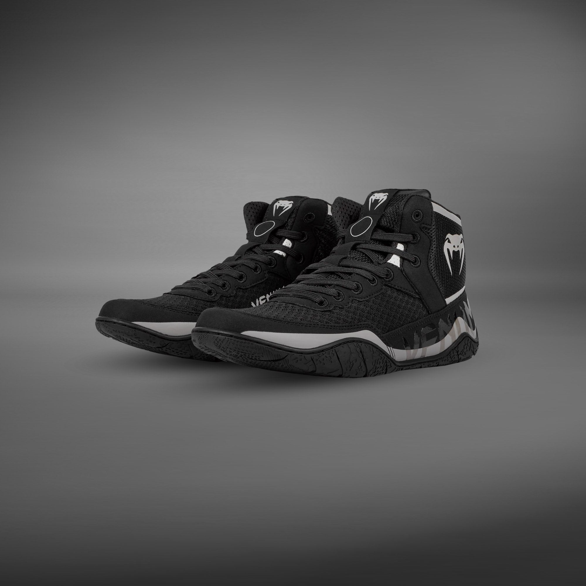 Venum Elite Wrestling Shoes - Black/Sand - Venum