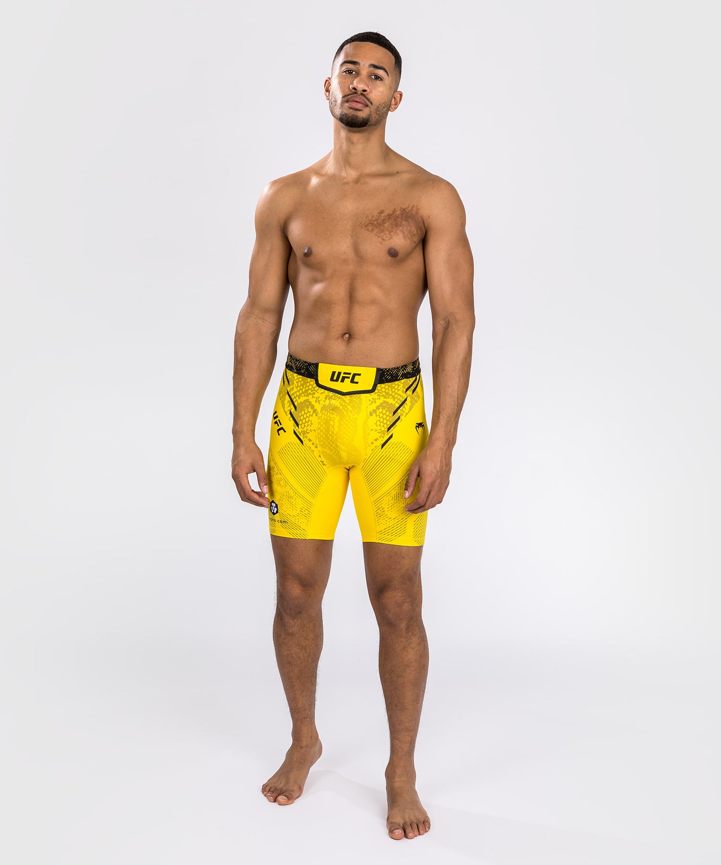 UFC Adrenaline by Venum Personalized Authentic Fight Night Men’s Vale Tudo Short - Yellow