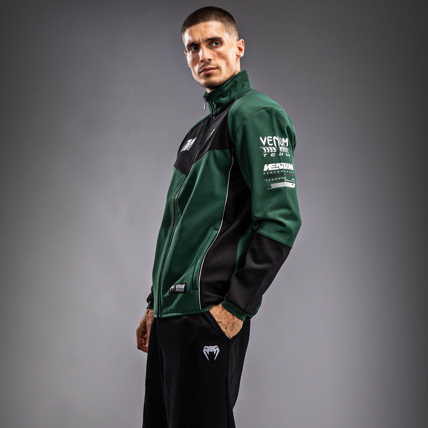 Venum Motorsport Softshell Jacket - Deep Forest