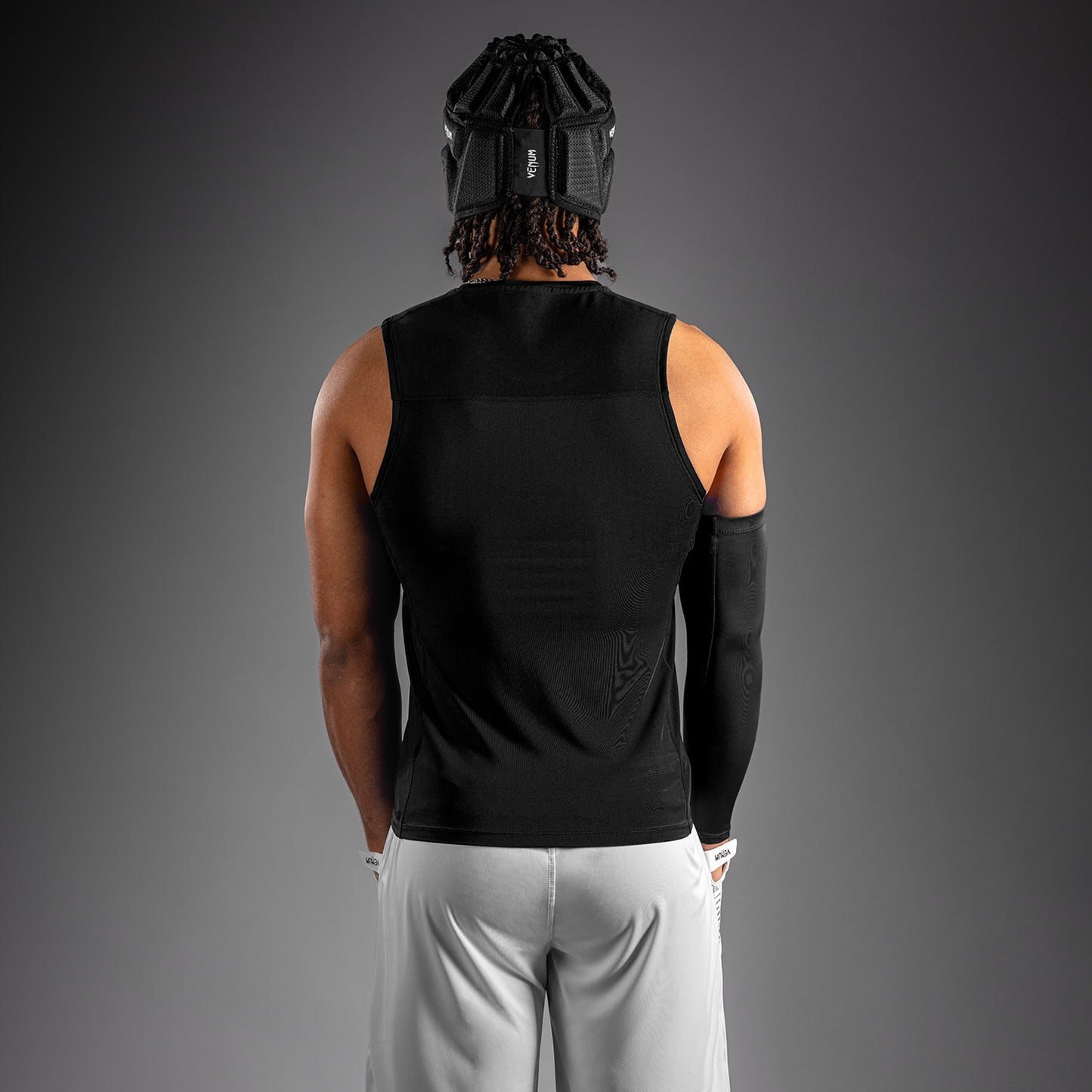 Venum Elite Football Sleeveless Compression Jersey - Black