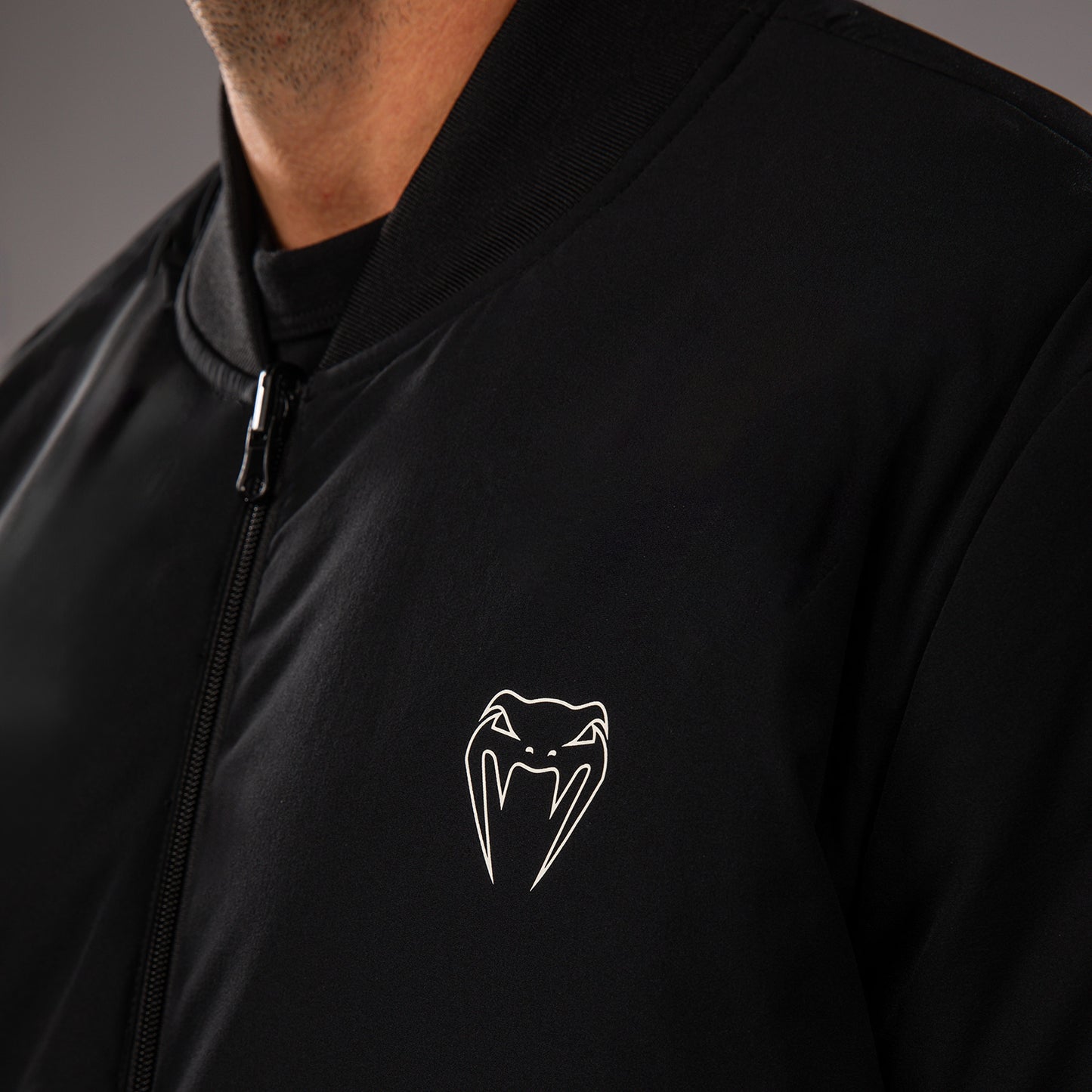 Venum Eclipse Bomber Jacket - Black/Ivory