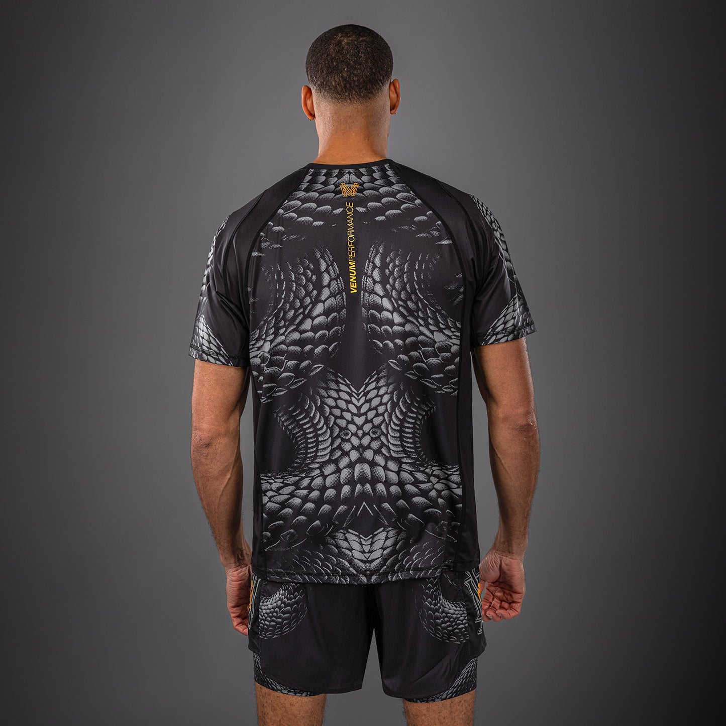Venum Matupa Dry Tech T-Shirt - Black/Grey/Gold
