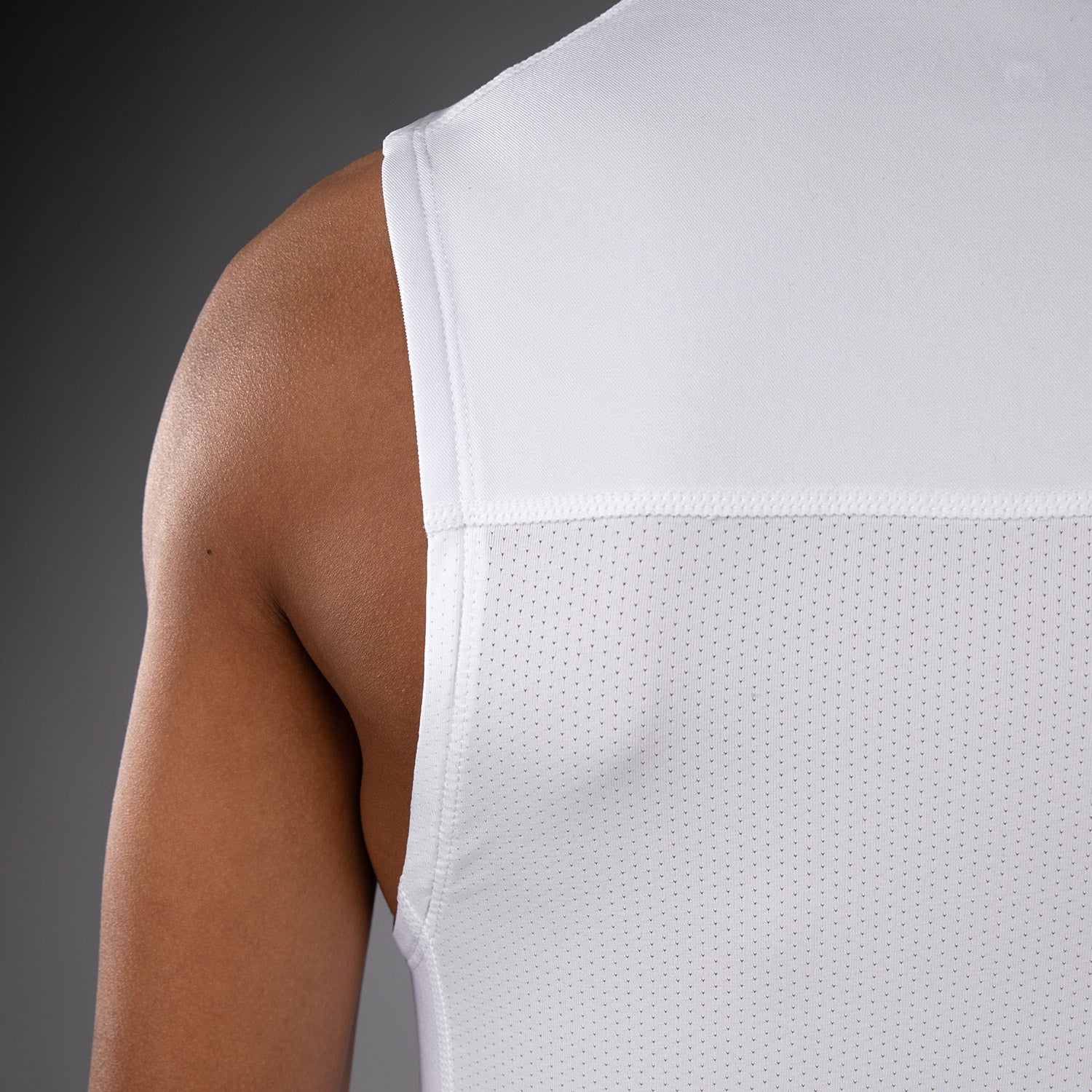 Venum Elite Kids Football Sleeveless Compression Jersey - White  product-type_Dry Tech T-Shirts Venum