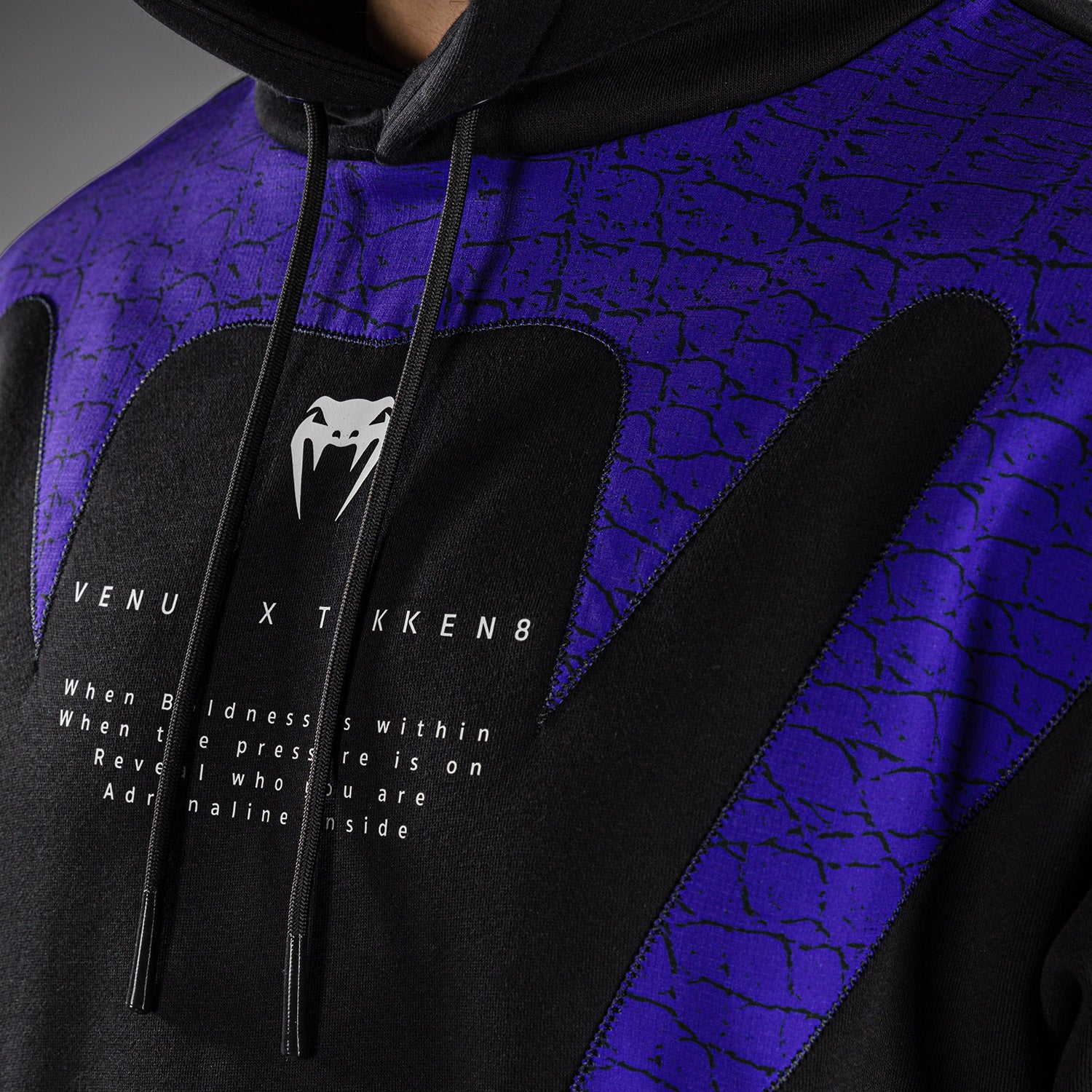 Venum x TEKKEN 8 Pullover Hoodie - Kazuya - Black/Purple - Venum