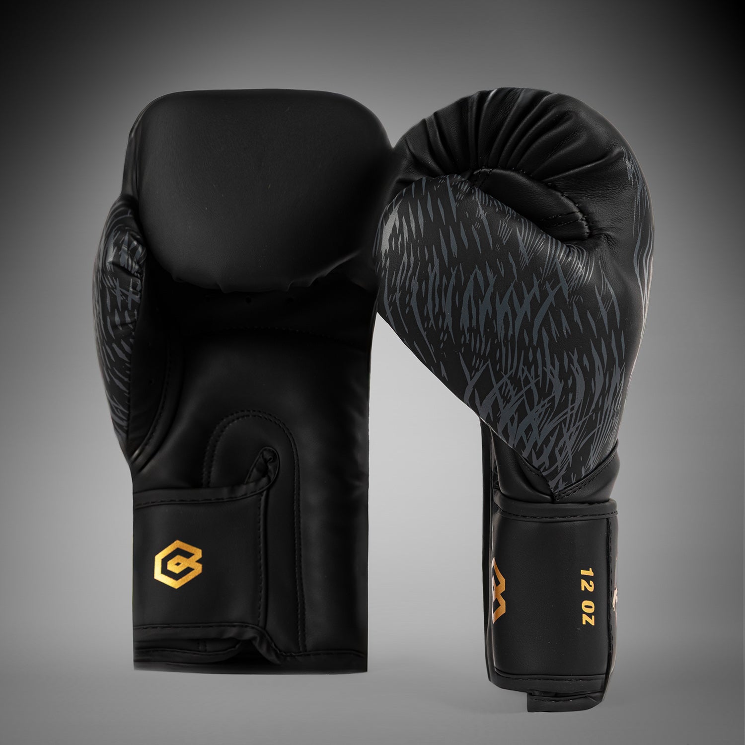 Venum x Chimaev Boxing Gloves - Black/Gold - Venum