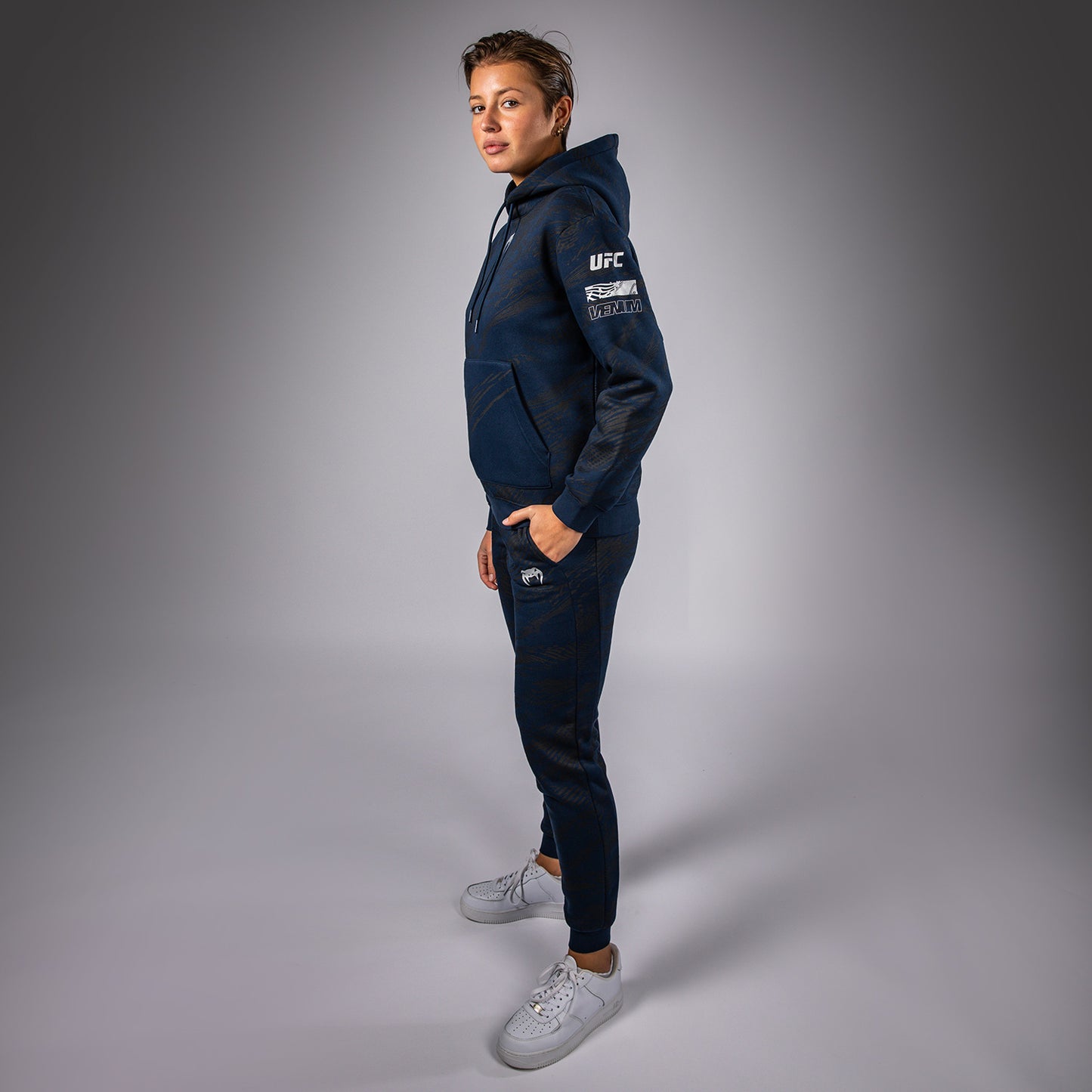 UFC Fusion by Venum Fight Week Women’s Pullover Hoodie - Oceanic Blue