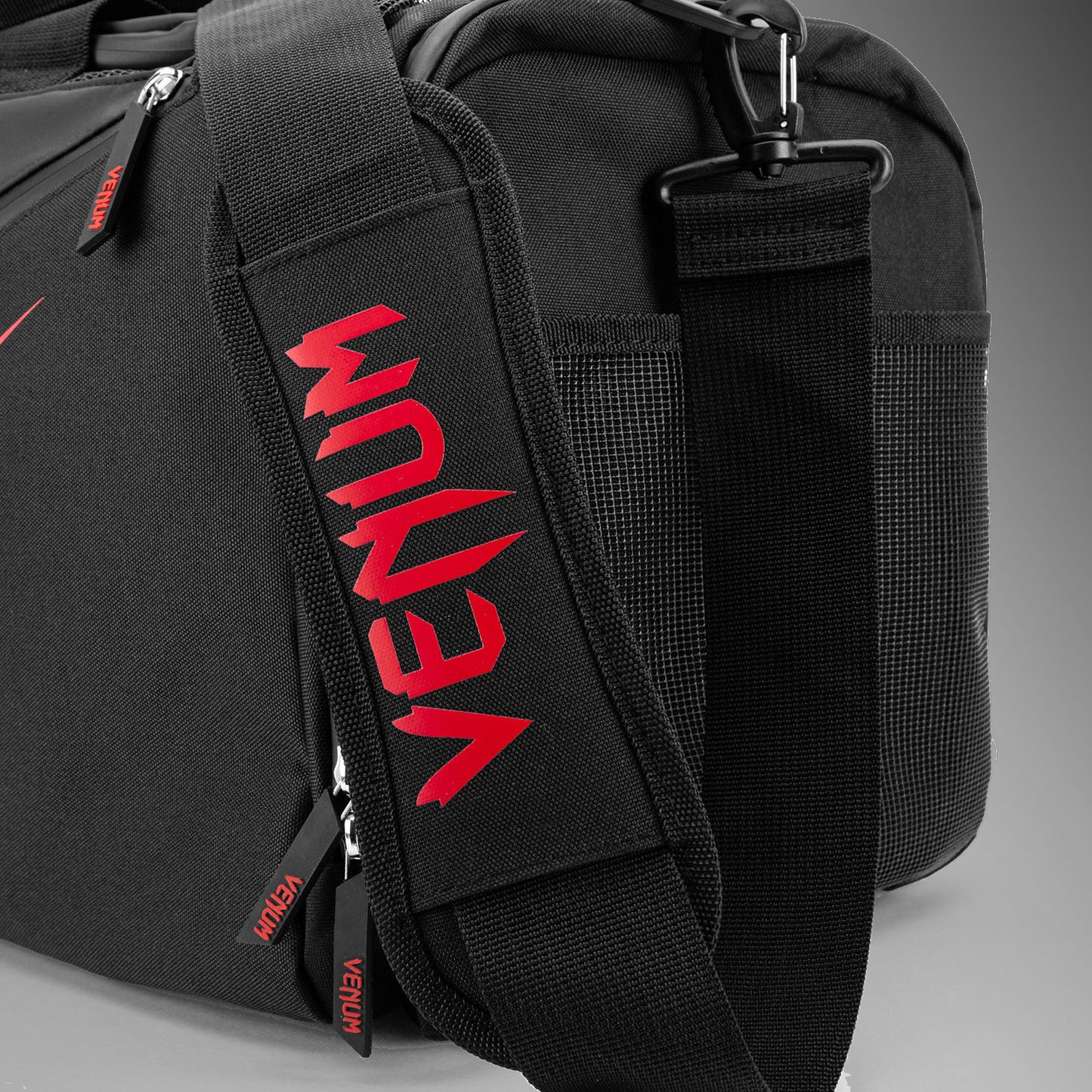 Venum Trainer Lite Evo Sports Bags - Black/Red