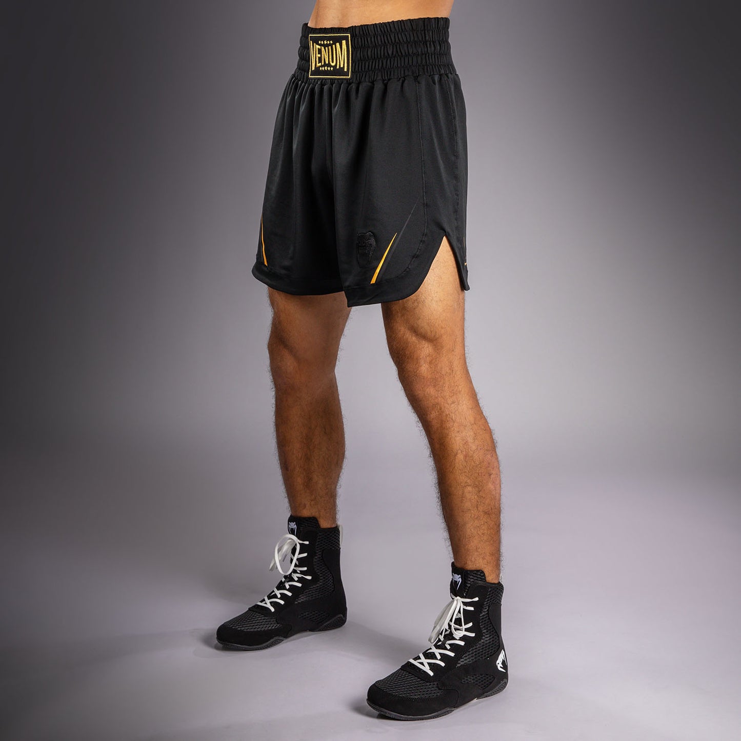 Venum G-Core Boxing Shorts - Black/Gold  product-type_Boxing shorts Venum