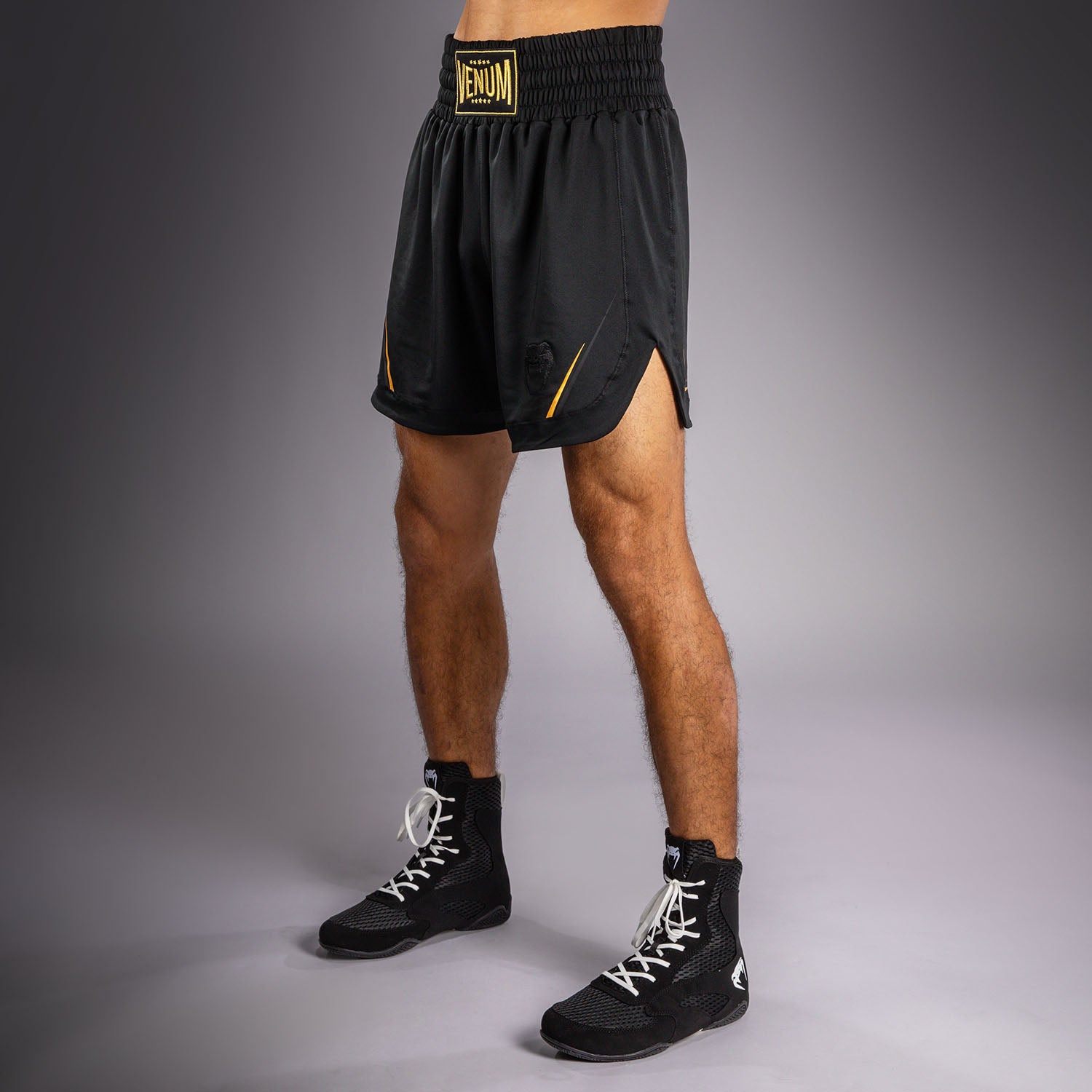 Venum G-Core Boxing Shorts - Black/Gold  product-type_Boxing shorts Venum