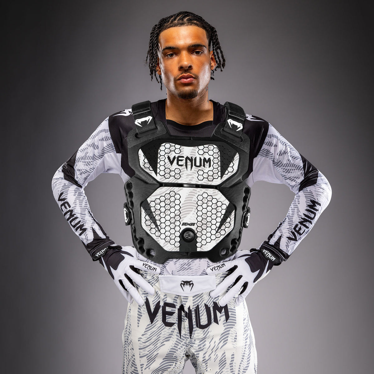 Venum x RXR R-Pro 2 Body Protector - Black/White  product-type_Faceplate Venum