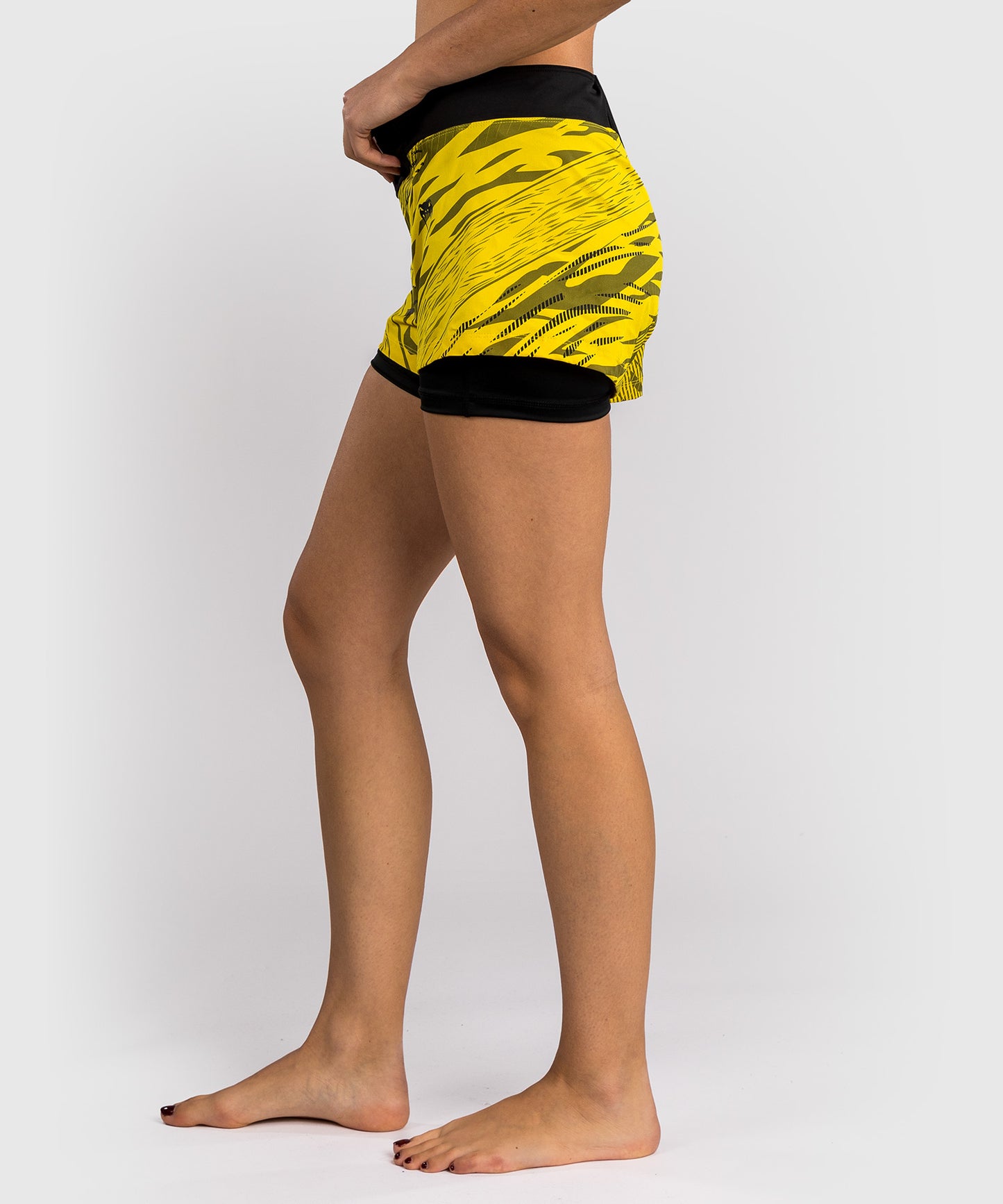 UFC Fusion by Venum Personalized Authentic Fight Night Women's Fight Short - Yellow