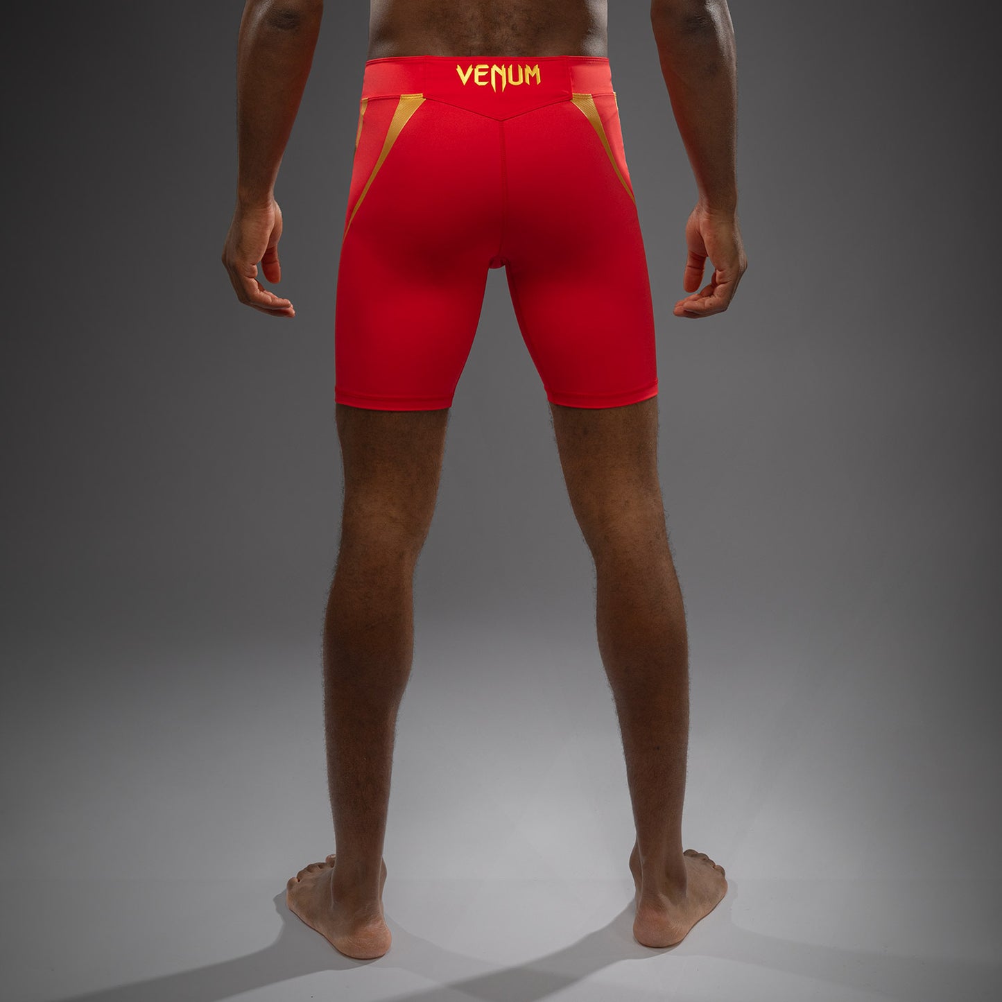 Venum x WOW FC Men’s Vale Tudo Shorts - Fury Red/ Gold