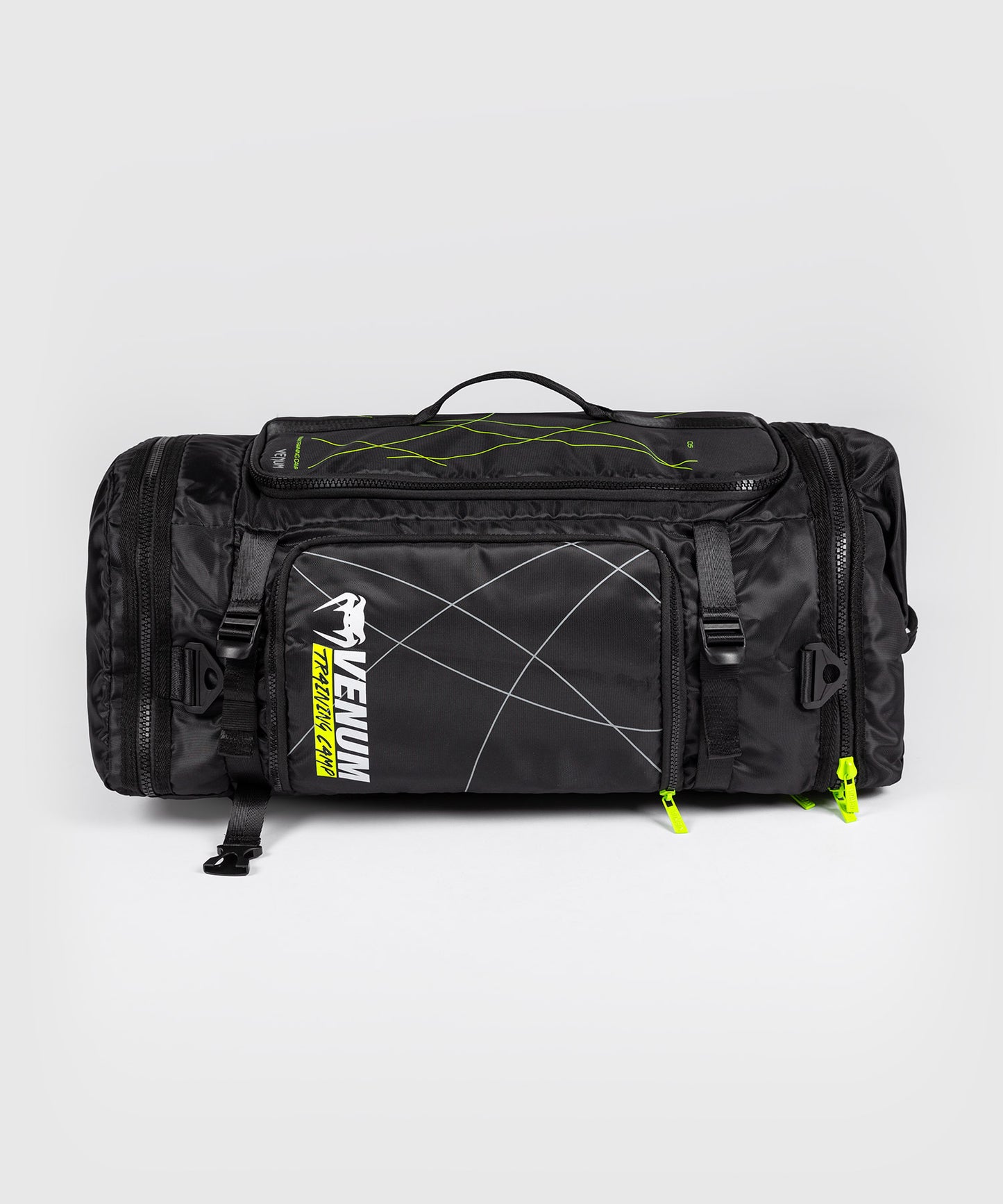Venum Training Camp 4.0 Sports Bag - Black/Neon Green