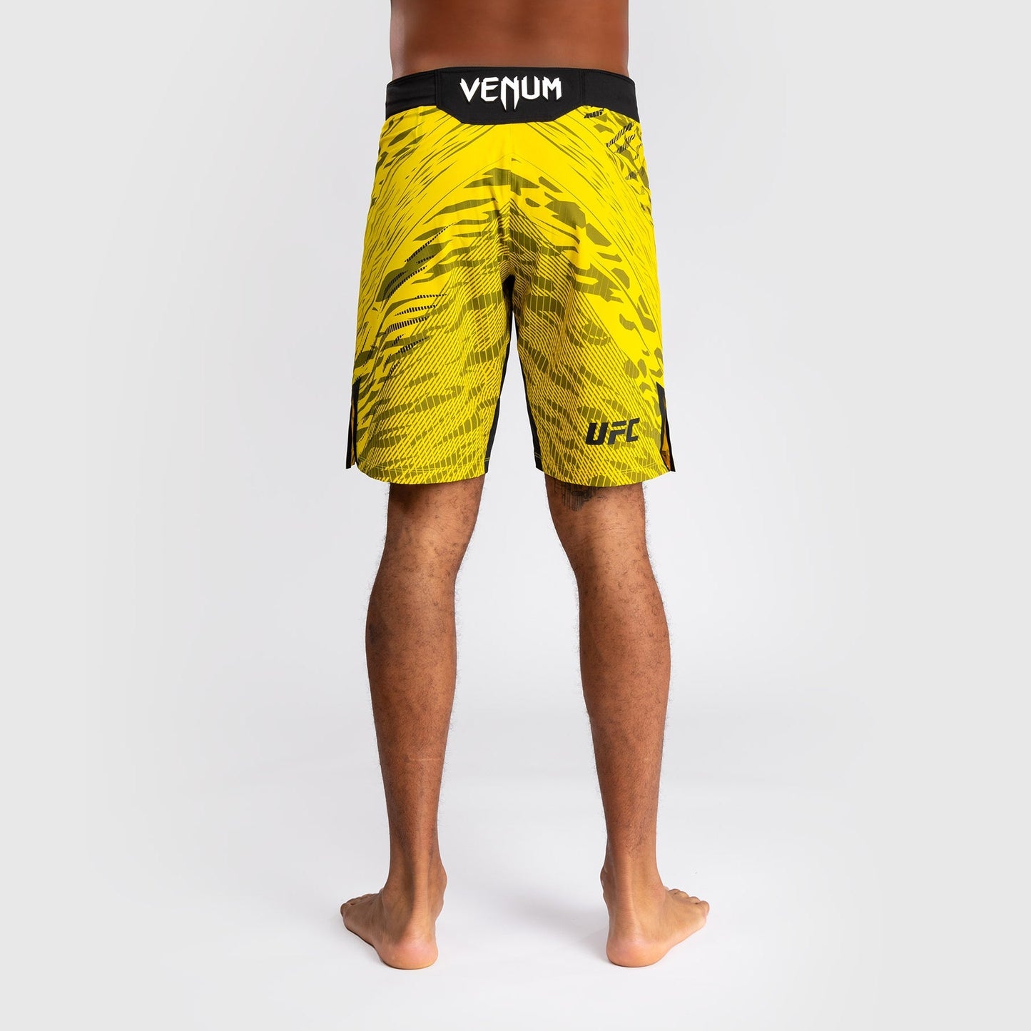 UFC Fusion by Venum Personalized Authentic Fight Night Men's Fight Short - Long Fit - Yellow