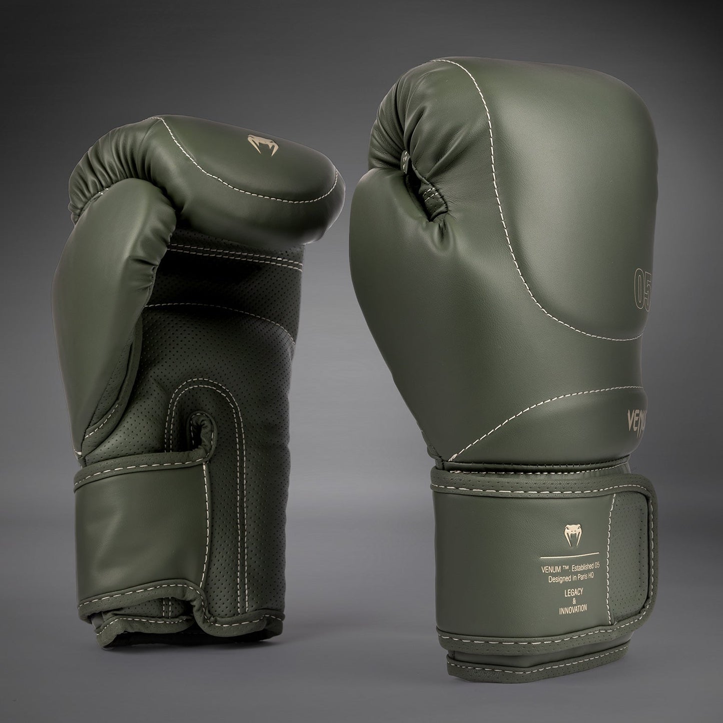 Venum Impact Evo Boxing Gloves - Military Green