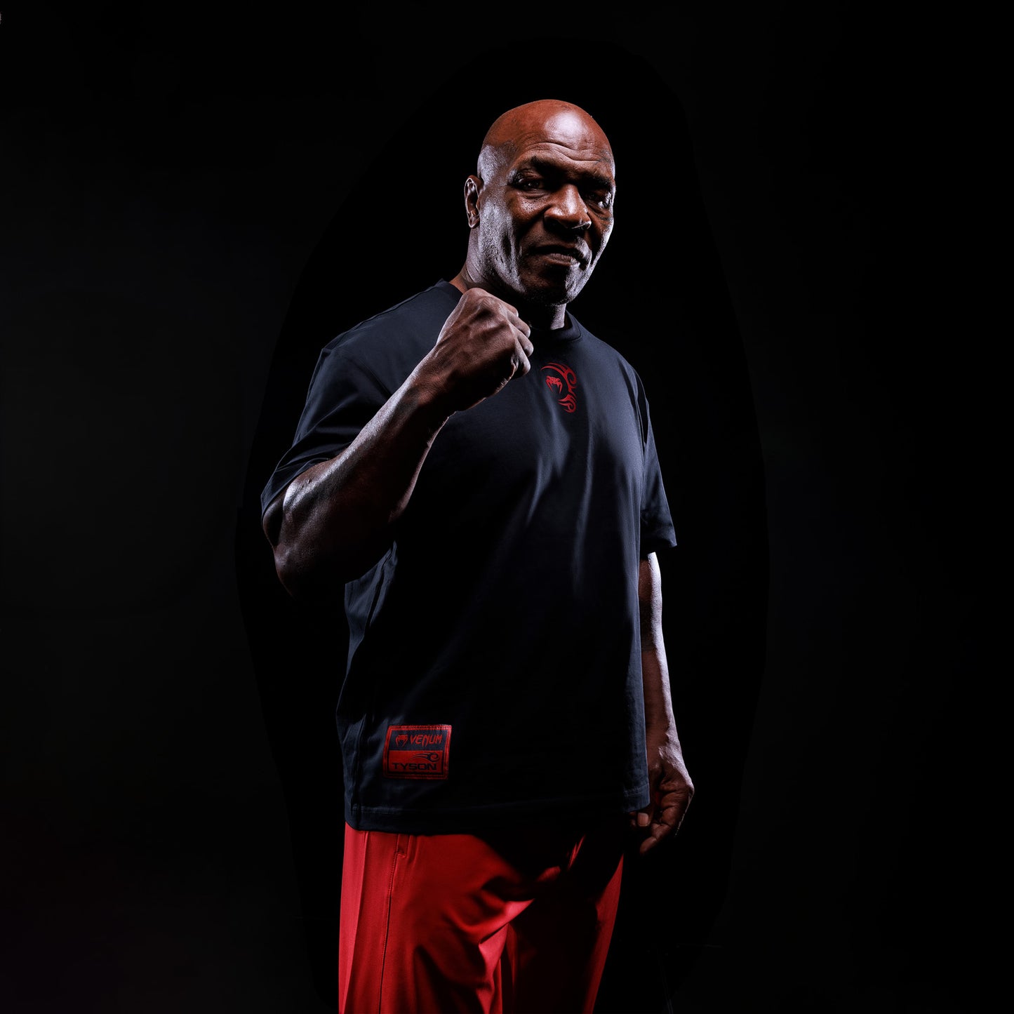 Venum x Mike Tyson Tiger T-Shirt - Deep Black