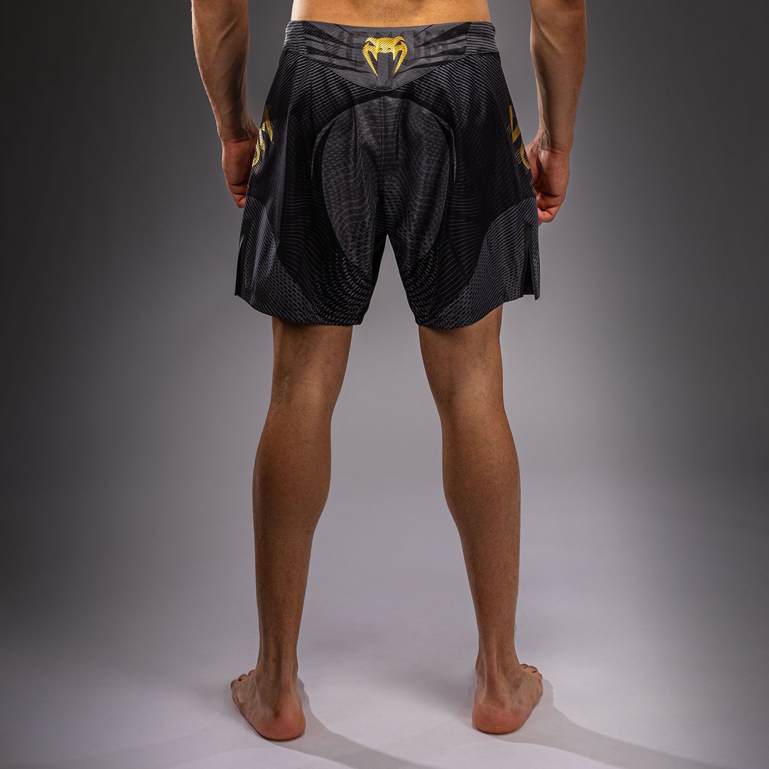 Venum Galactic 3.0 Fight Shorts - Black/Gold  product-type_MMA Shorts Venum