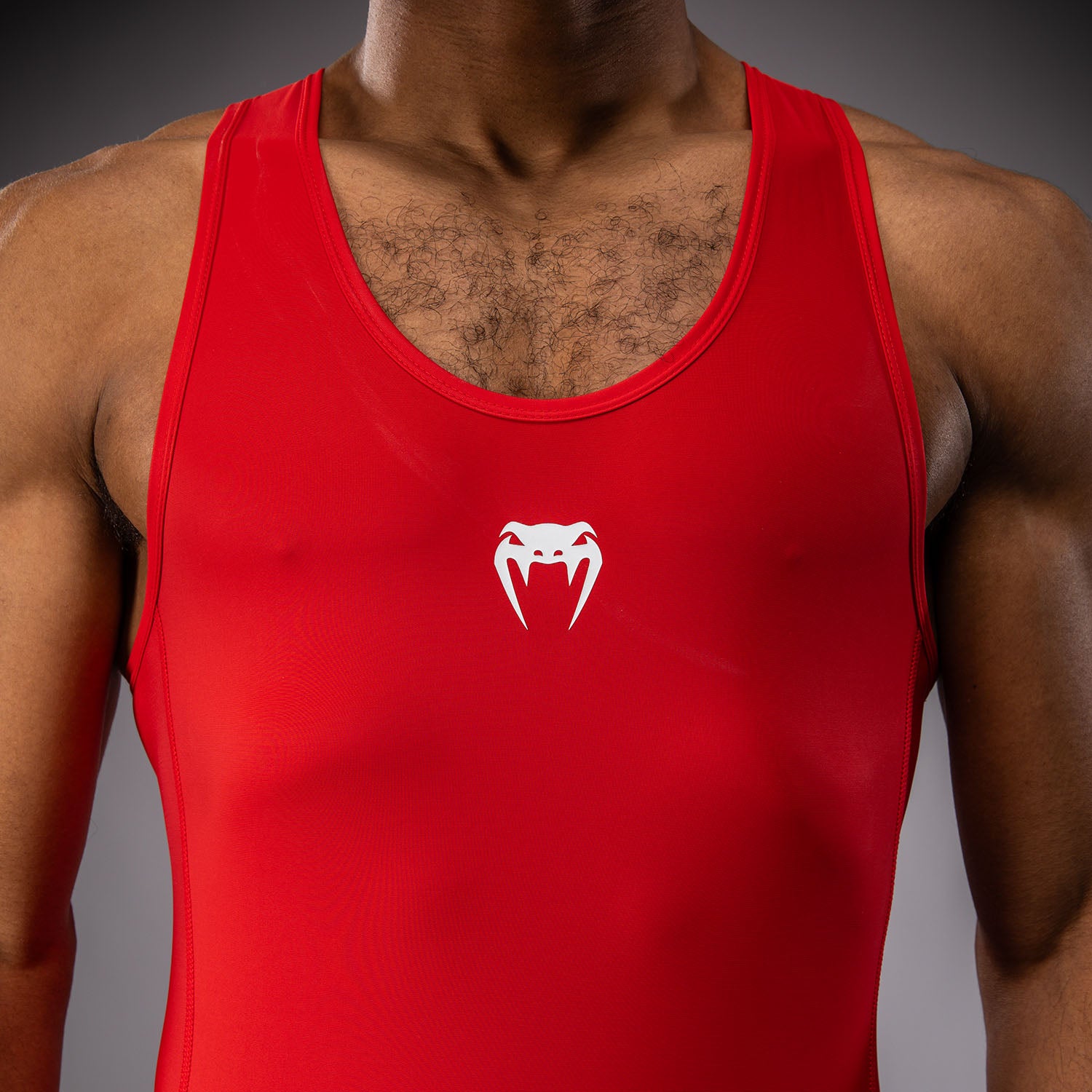 Venum Challenger Men's Wrestling Singlet - Red - Venum