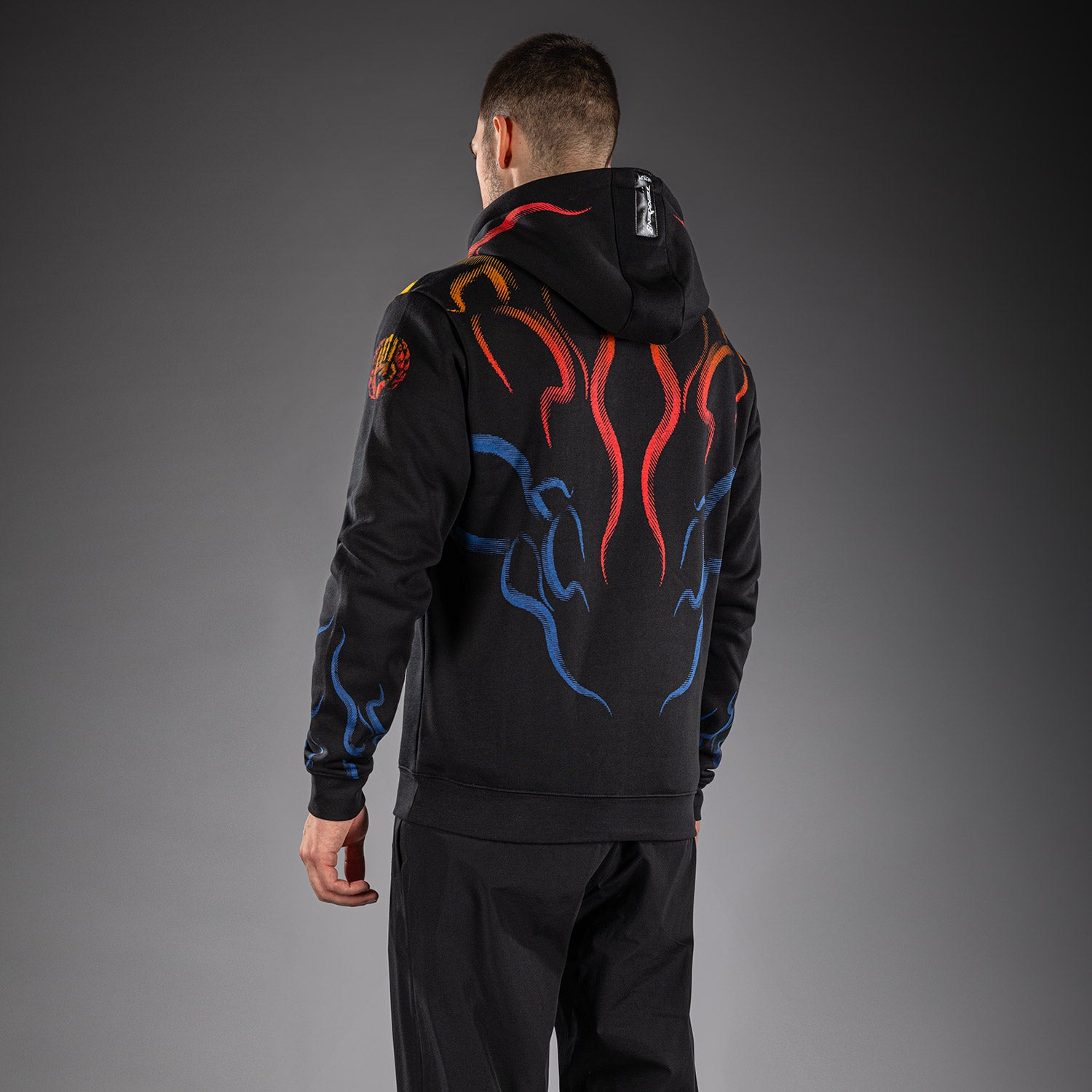 むっち Venum x TEKKEN 8 Pullover Hoodie - Yoshimitsu - Black/Orange - Venum