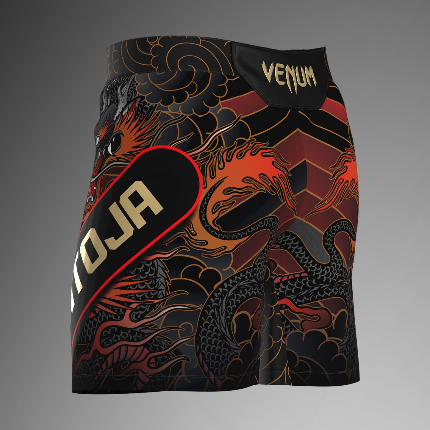 Men’s UFC Unrivaled by Venum Red Alexandre Pantoja Short fit Fight short