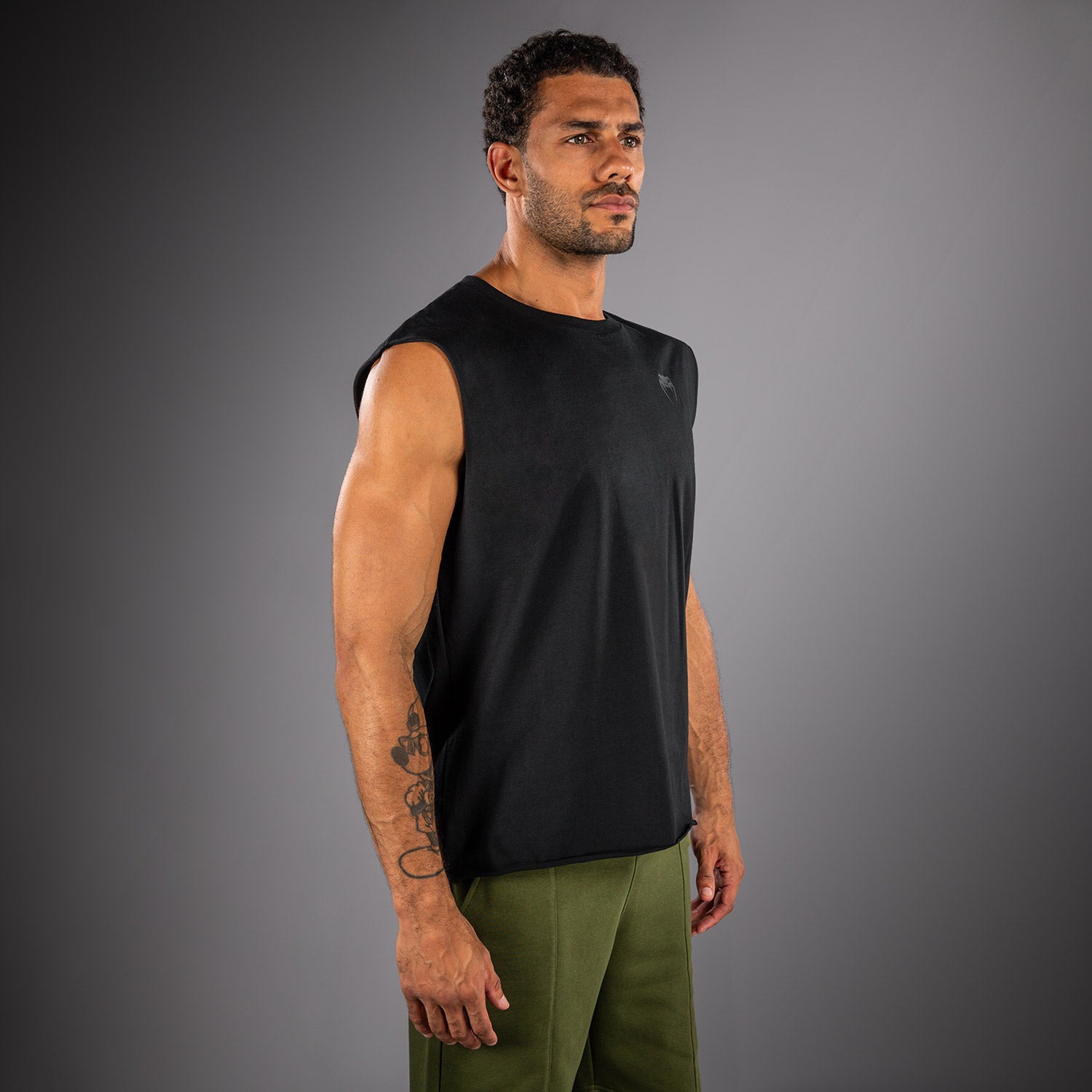 Venum Divide Sleeveless T-Shirt - Black  product-type_T-Shirts Venum