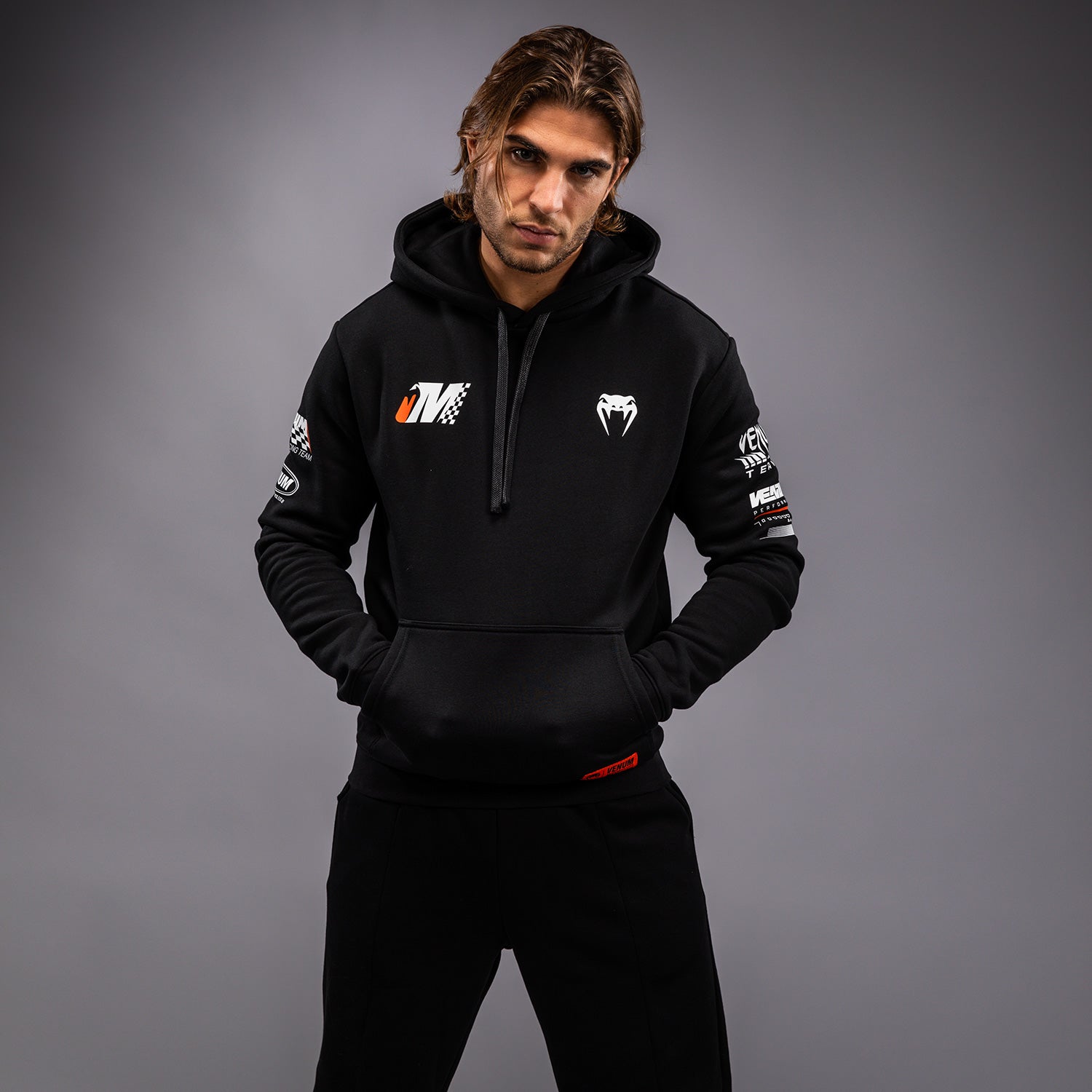 Venum Motorsport Hoodie Deep Black Venum - Main Image
