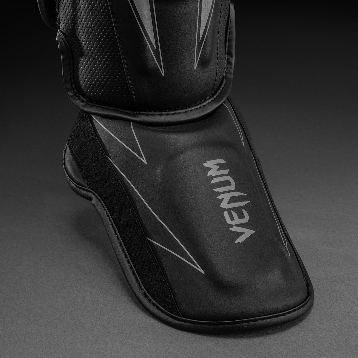 Venum Amazonia Reborn Shin Guards - Black/Grey
