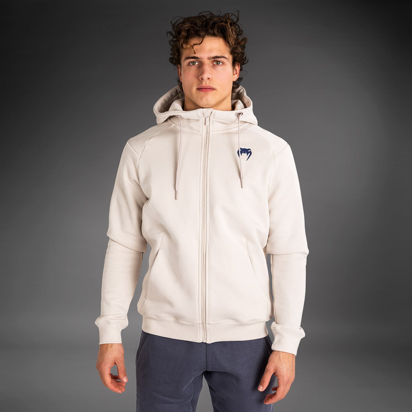 Venum Strikeland  Full Zip Hoodie - Greige