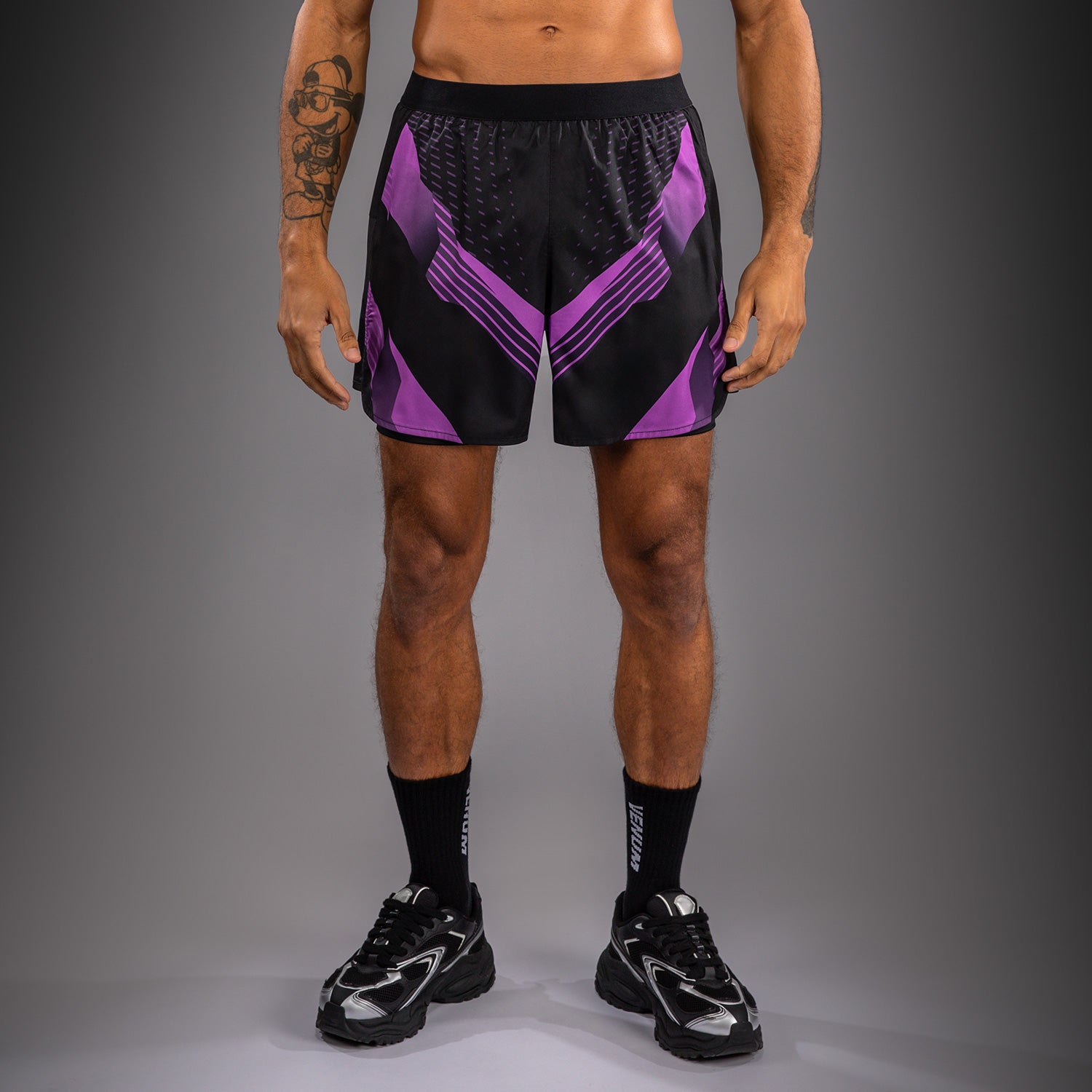 Venum No-Gi 6.0 Training Shorts - Black/Purple  product-type_Training shorts Venum
