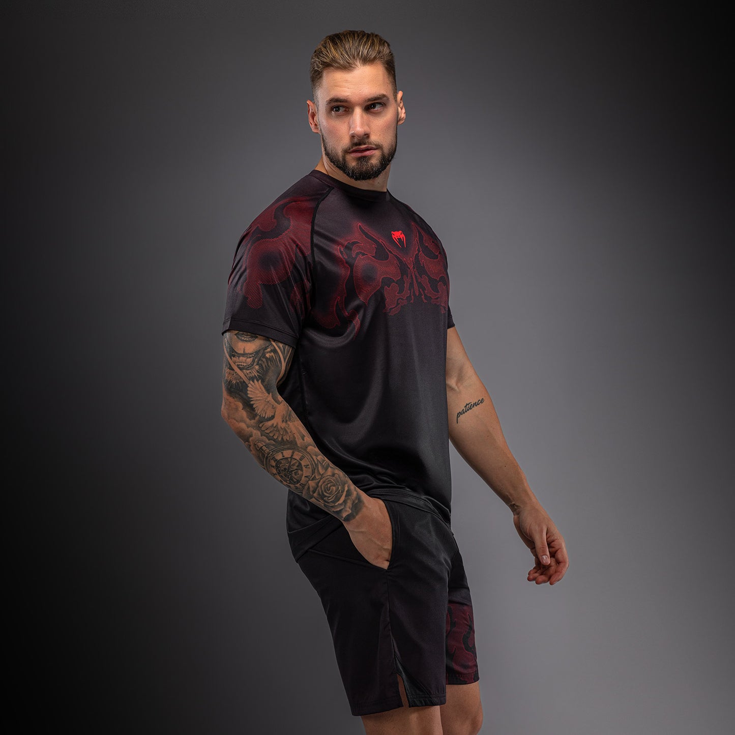 Venum Spectre Dry-Tech T-Shirt - Black/Red  product-type_Dry Tech T-Shirts Venum