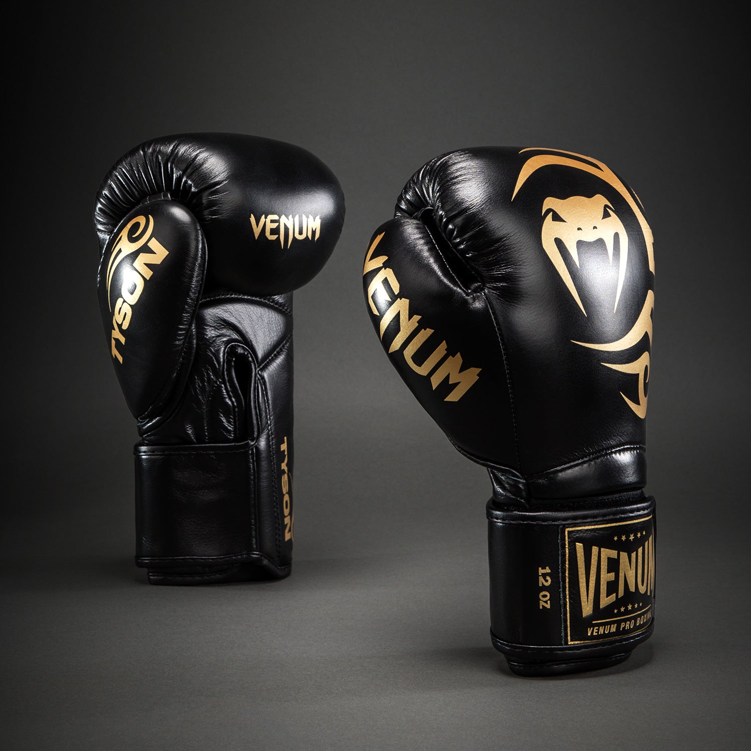 Venum Giant 2.0 Mike Tyson Pro Boxing Gloves - Black/Gold