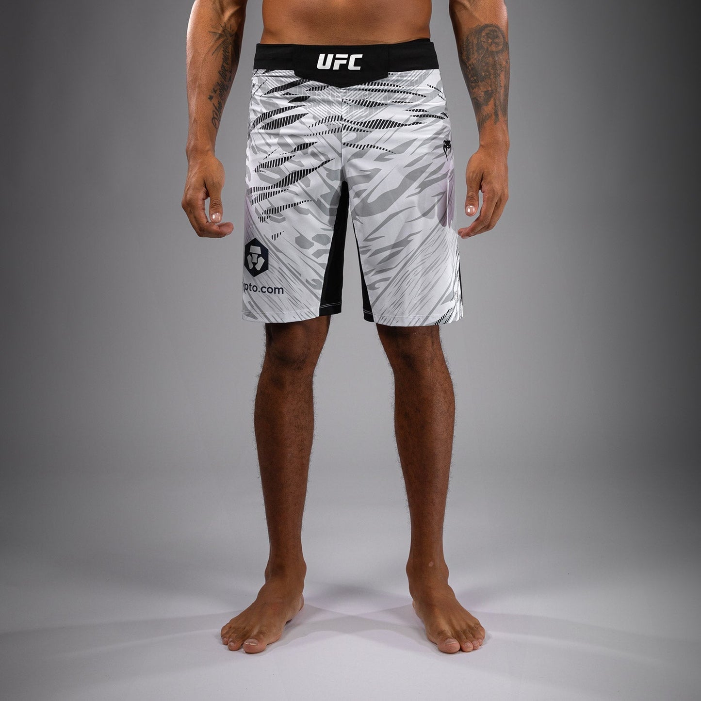 UFC Fusion by Venum Authentic Fight Night Men’s Fight Short - Long Fit - White