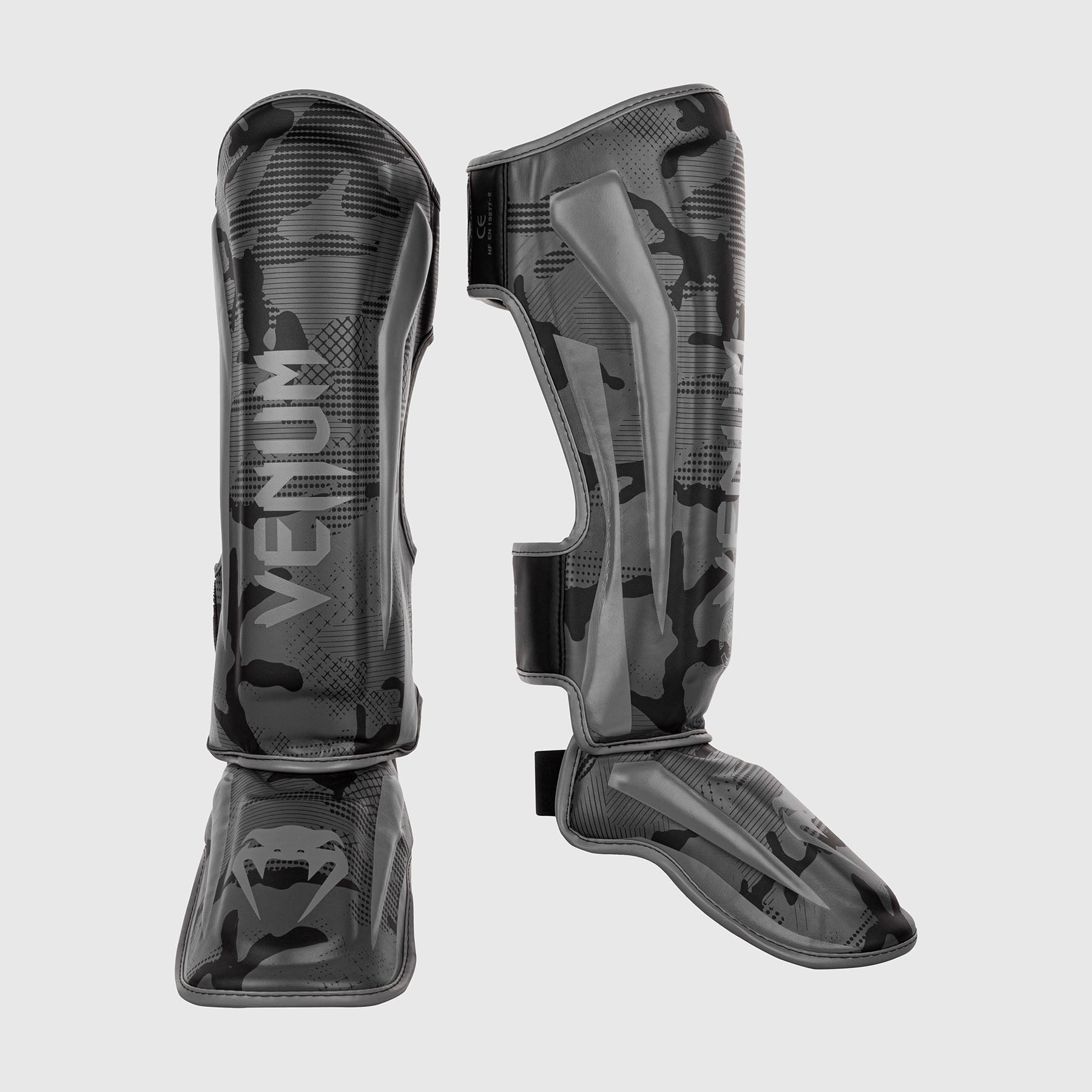 Venum Elite Shin Guard - Black Camo - Venum