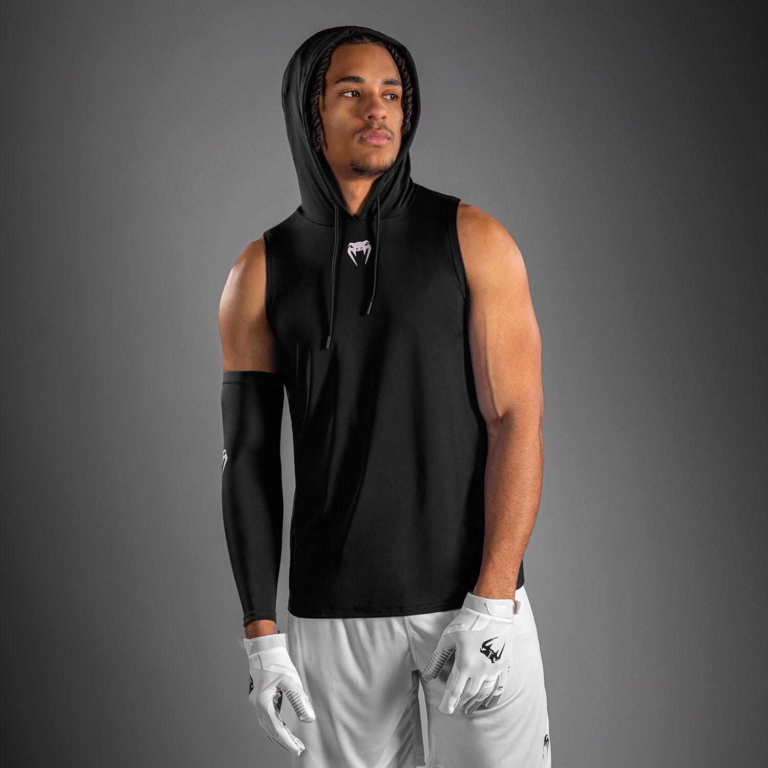 Venum Elite Sleeveless Dry-Tech Hoodie - Black - Venum