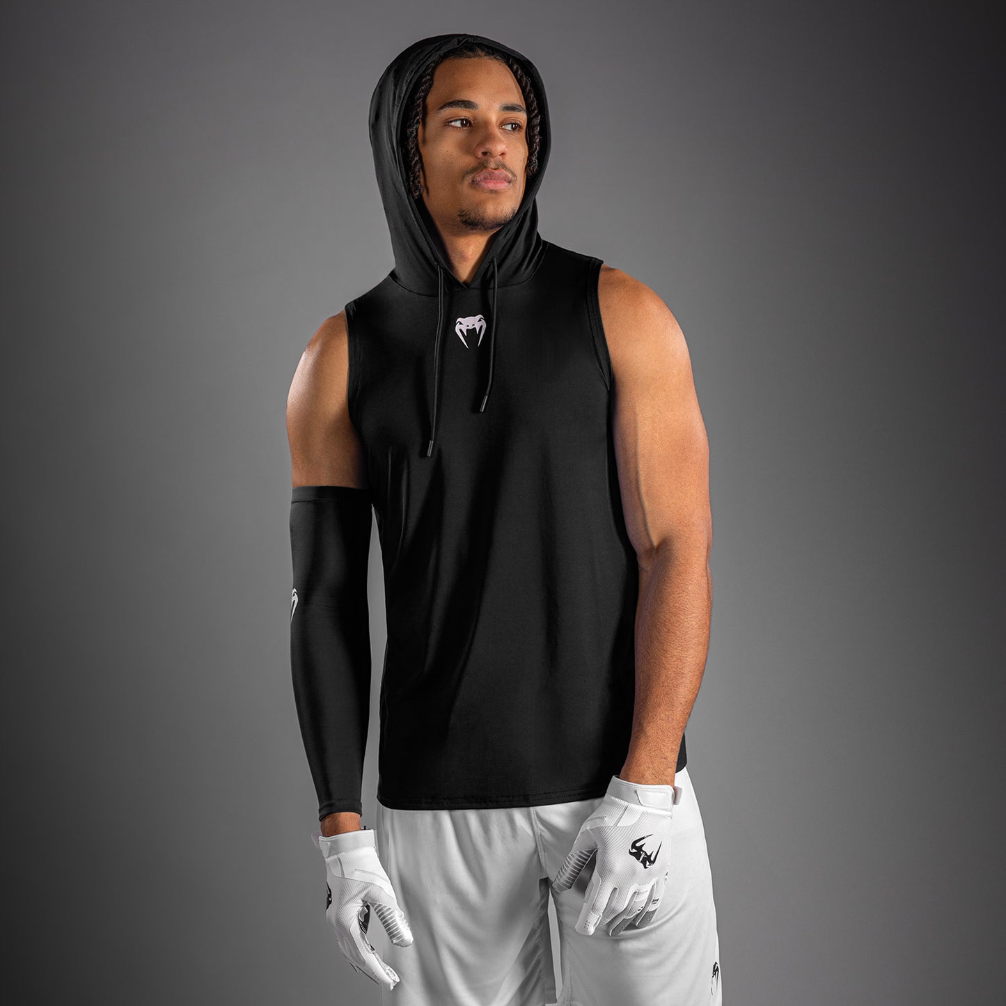 Venum Elite Sleeveless Dry-Tech Hoodie - Black