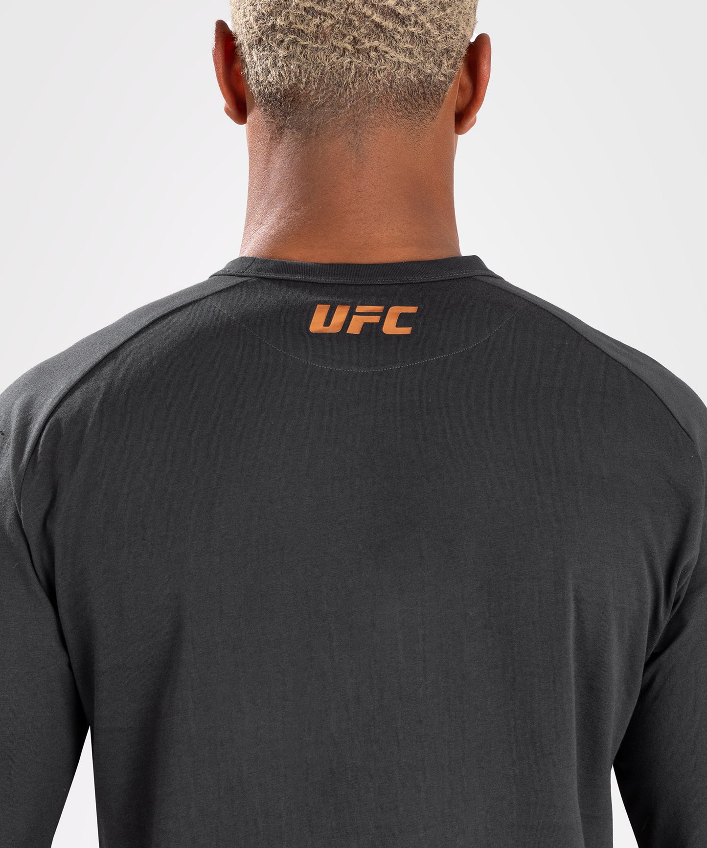 UFC Adrenaline by Venum Fight Week Men’s Long Sleeve T-Shirt - Charcoal Grey