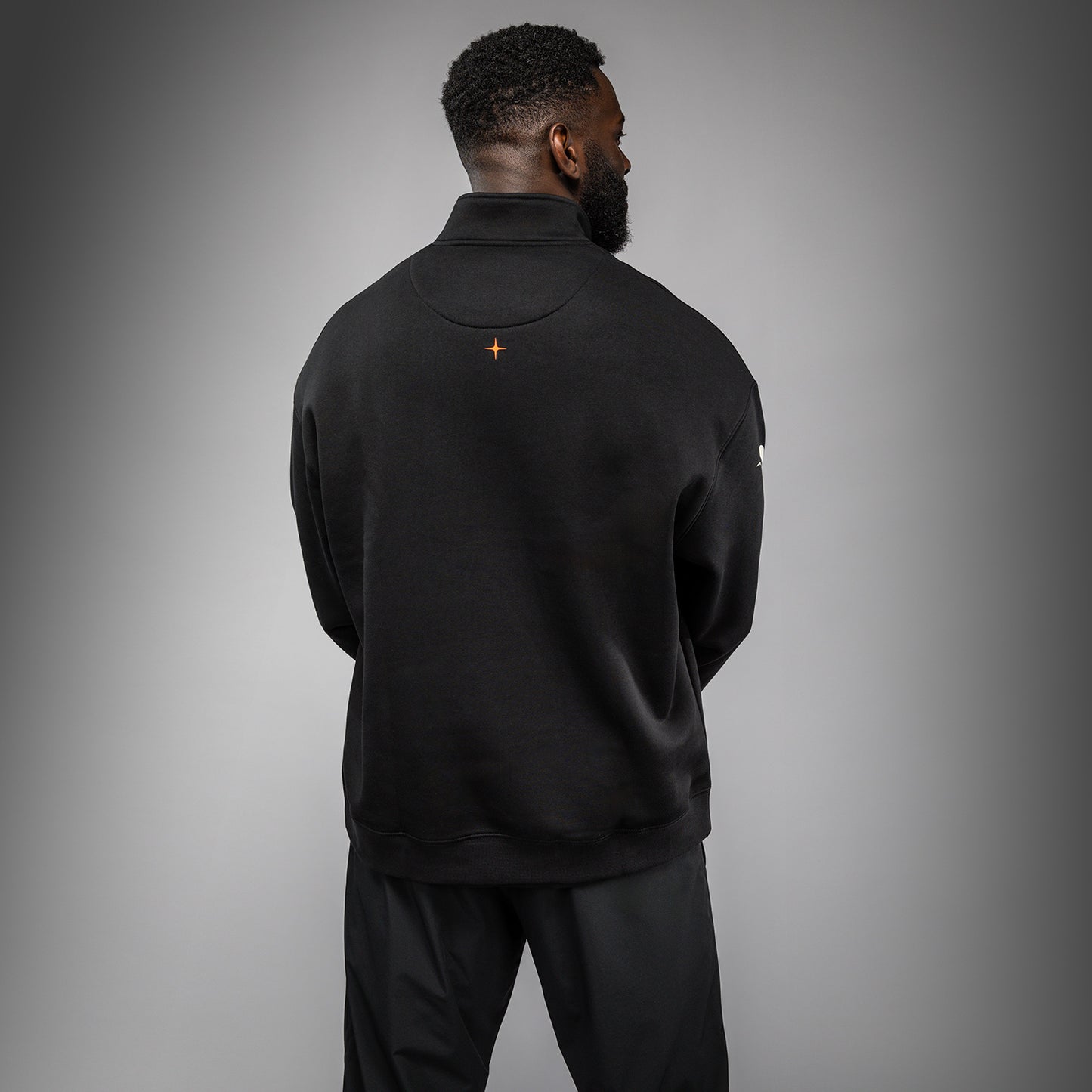 Venum Eclipse Half-Zip Sweatshirt - Black/Ivory
