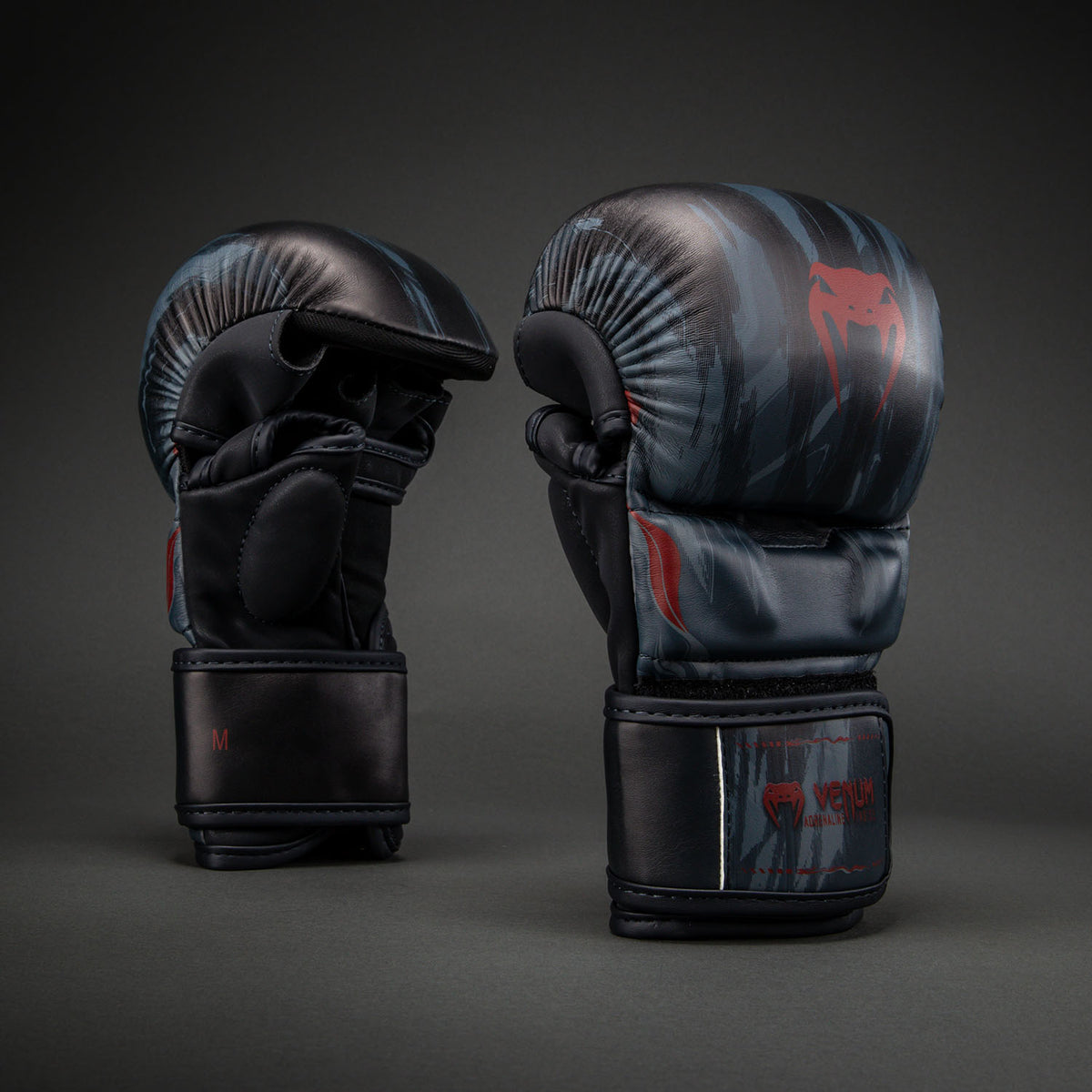 Venum Demon Sparring Gloves - Black/Grey  product-type_MMA Gloves Venum