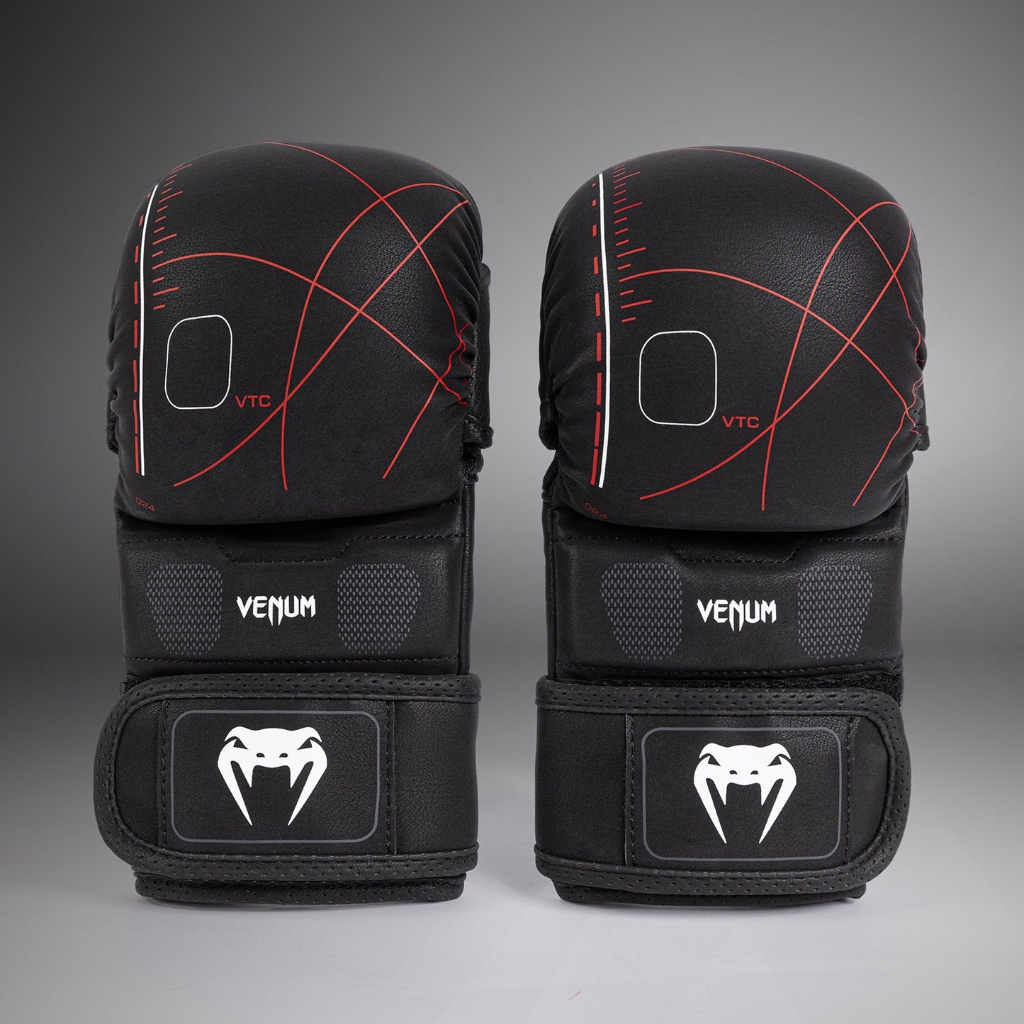 Venum Tactical XT Sparring Gloves - Black/Fire Red