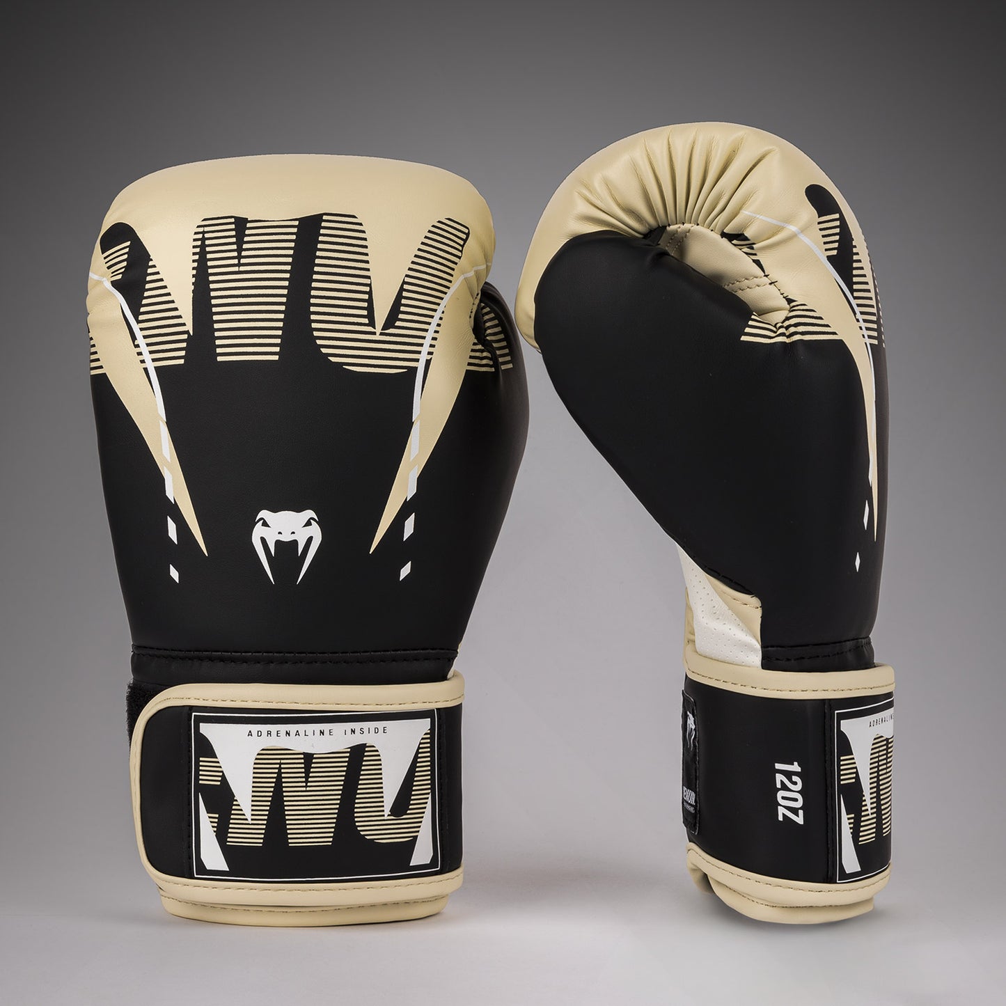Venum Adrenaline Boxing Gloves - Black/ Ivory
