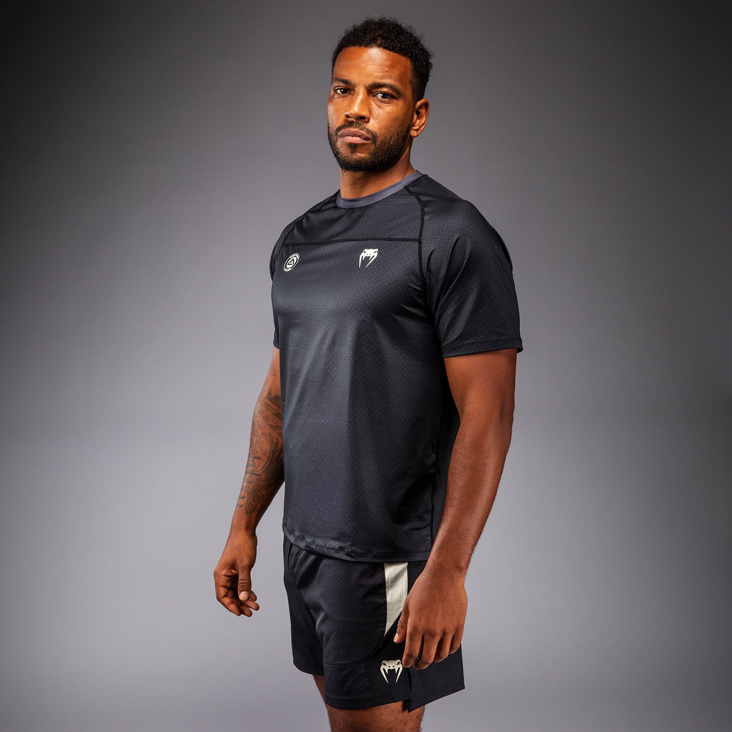 Venum x Roger Gracie Academy Dry Tech T-Shirt - Black - Venum